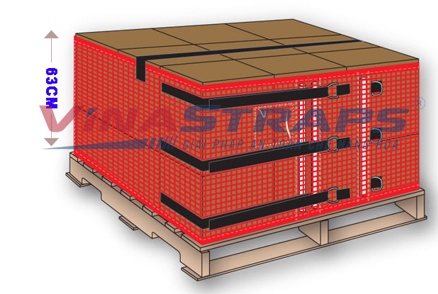 lưới quấn pallet tái sử dụng V2363400V lưới quấn pallet tái sử dụng V2363400V