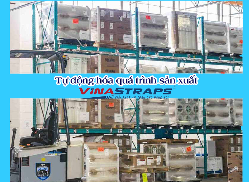 Máy quấn màng PE tự động Máy quấn màng PE tự động