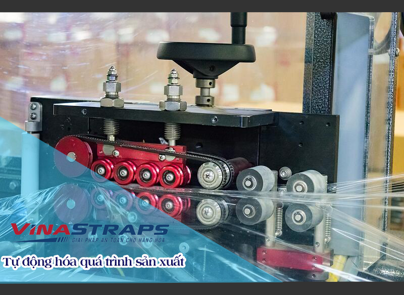 Máy quấn màng PE tự động Máy quấn màng PE tự động