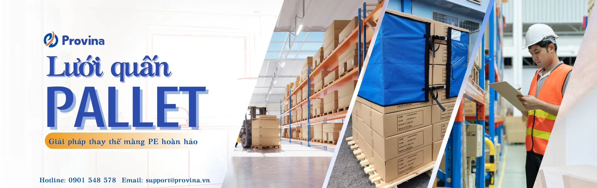 lưới quấn pallet tái sử dụng