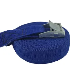 Dây chằng khóa cam bản 25mmx5m xanh không móc