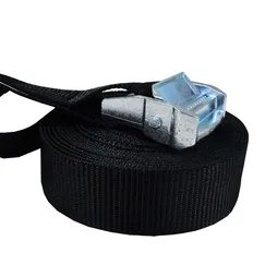 Dây chằng hàng khóa cam bản 38mmx900kgs đen không móc.