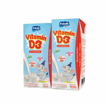 Sữa dinh dưỡng tiệt trùng FIDIMILK VITAMIN D3 ( có đường )