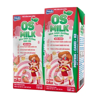 Sữa dinh dưỡng trái cây OSMILK hương DÂU