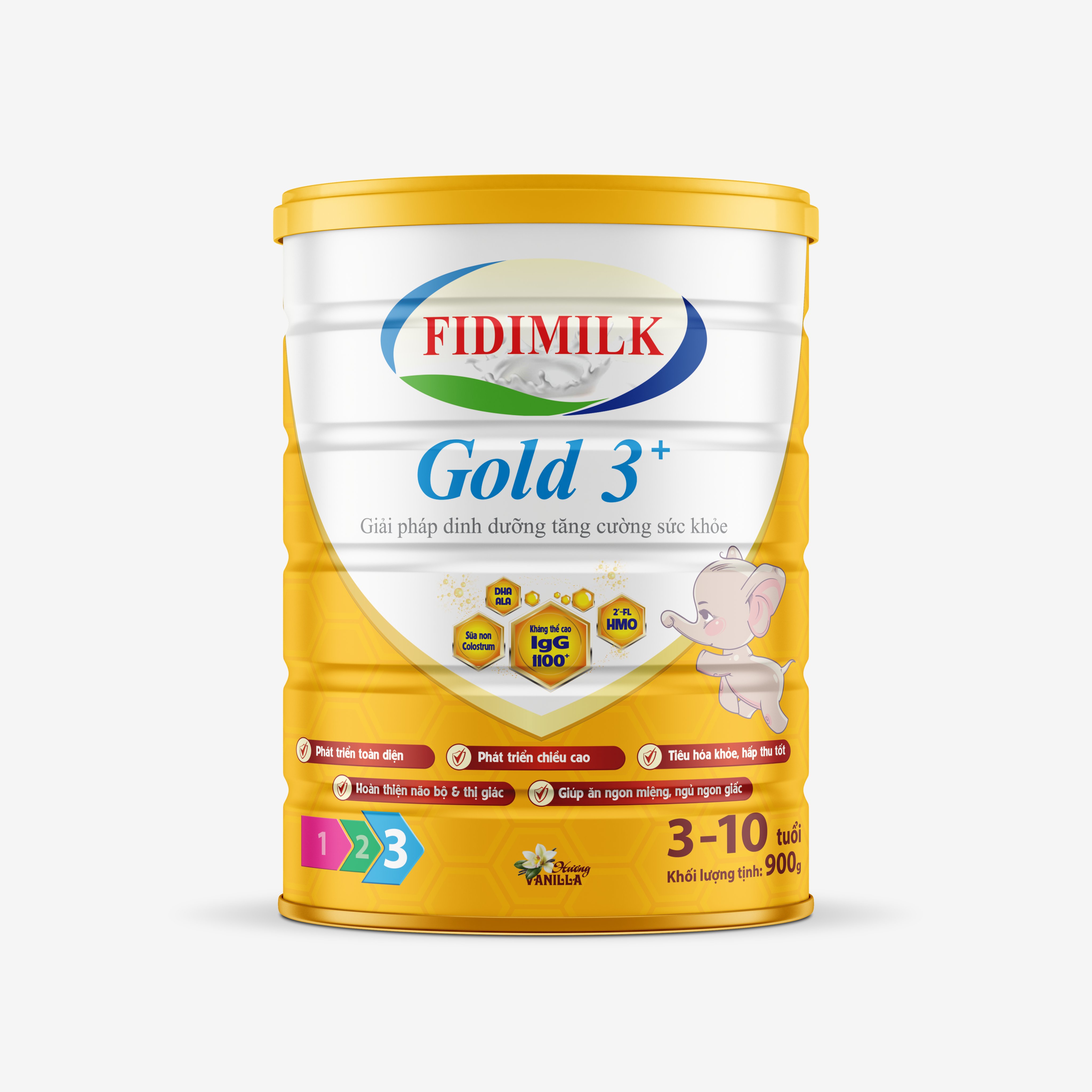 SỮA BỘT FIDIMILK GOLD 3+ 900G