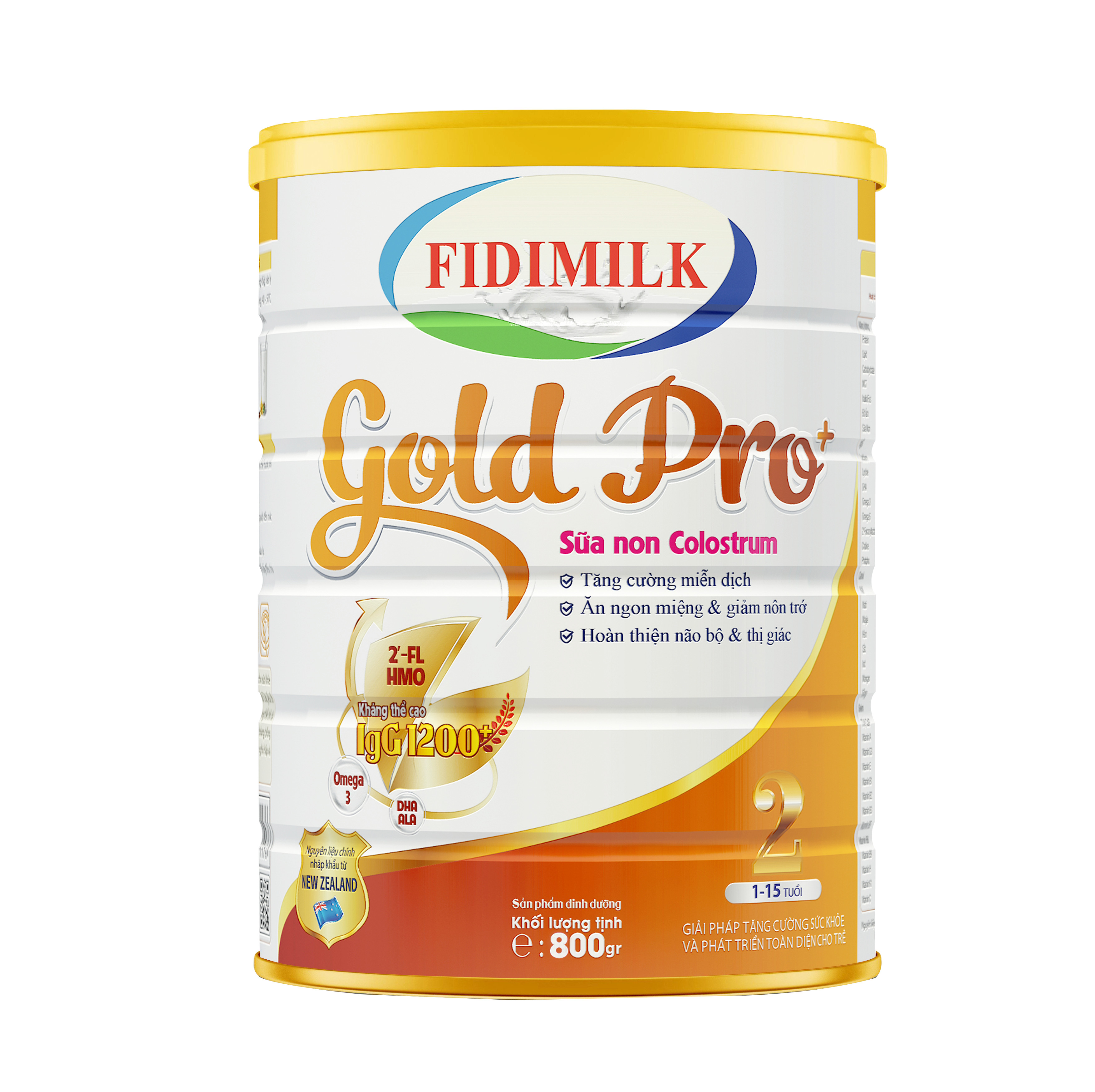 SỮA BỘT FIDIMILK GOLD PRO +2