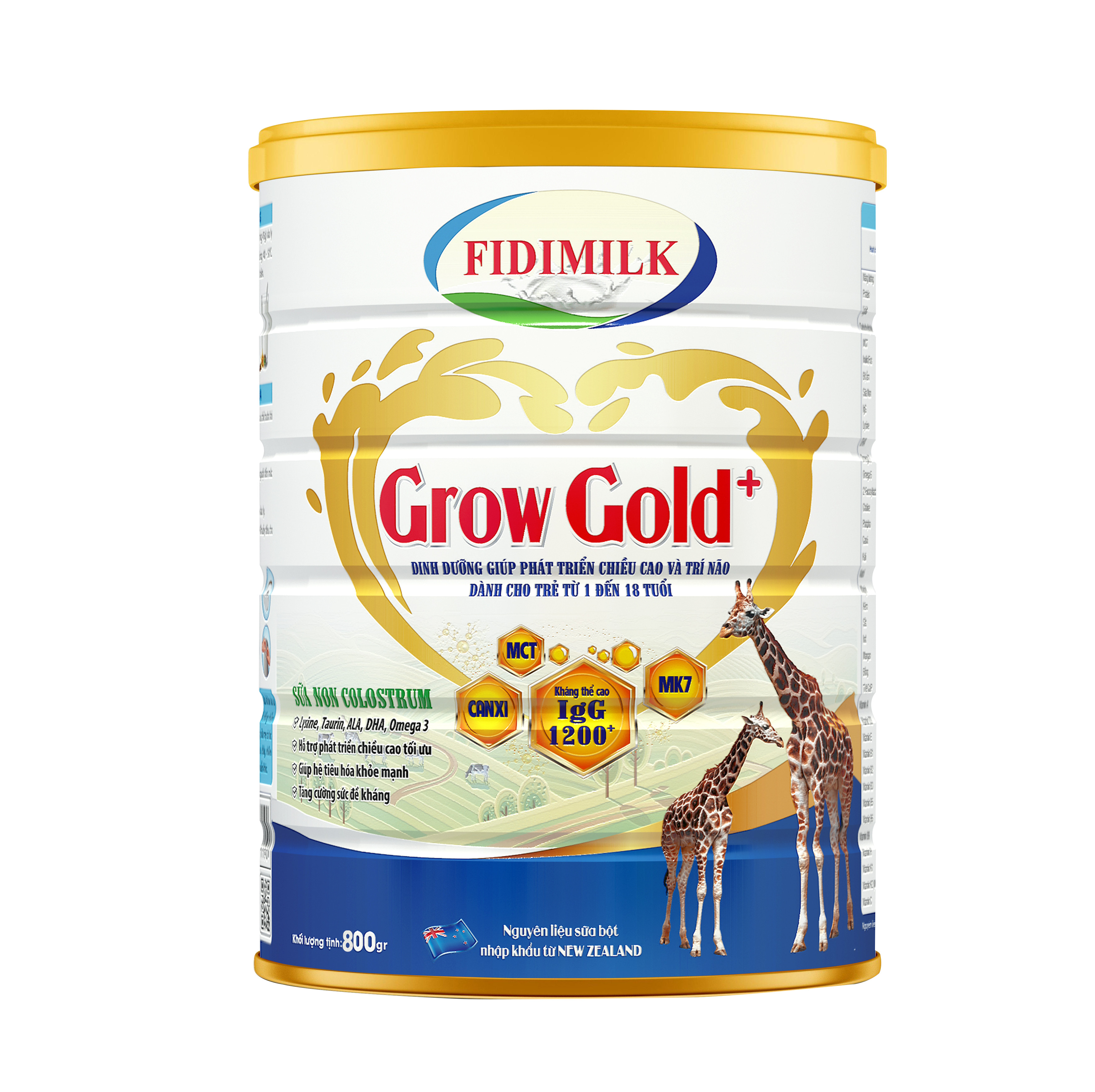 SỮA BỘT FIDIMILK GROW GOLD +