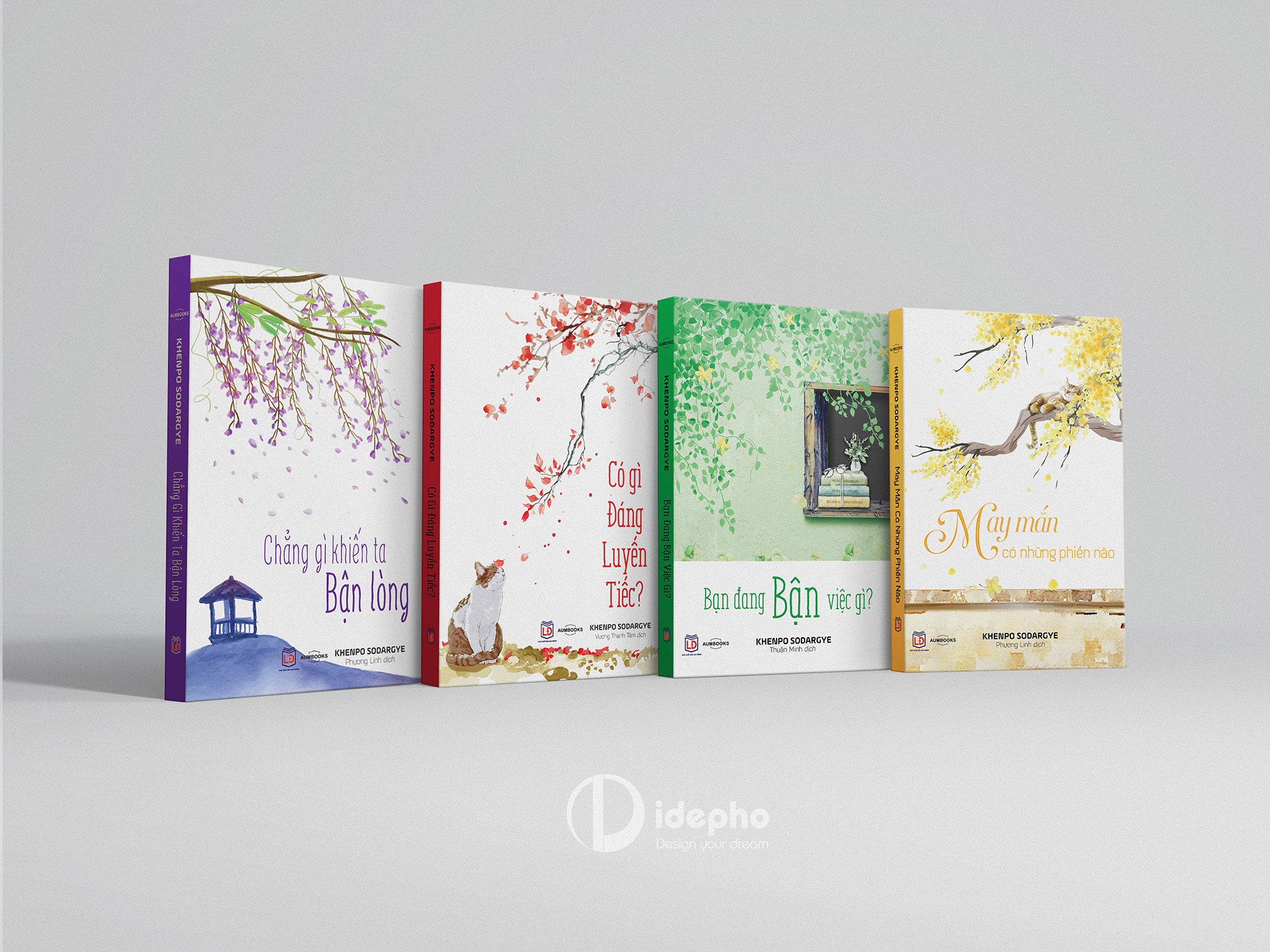 Thiết kế bìa sách An trú trong hiện tại