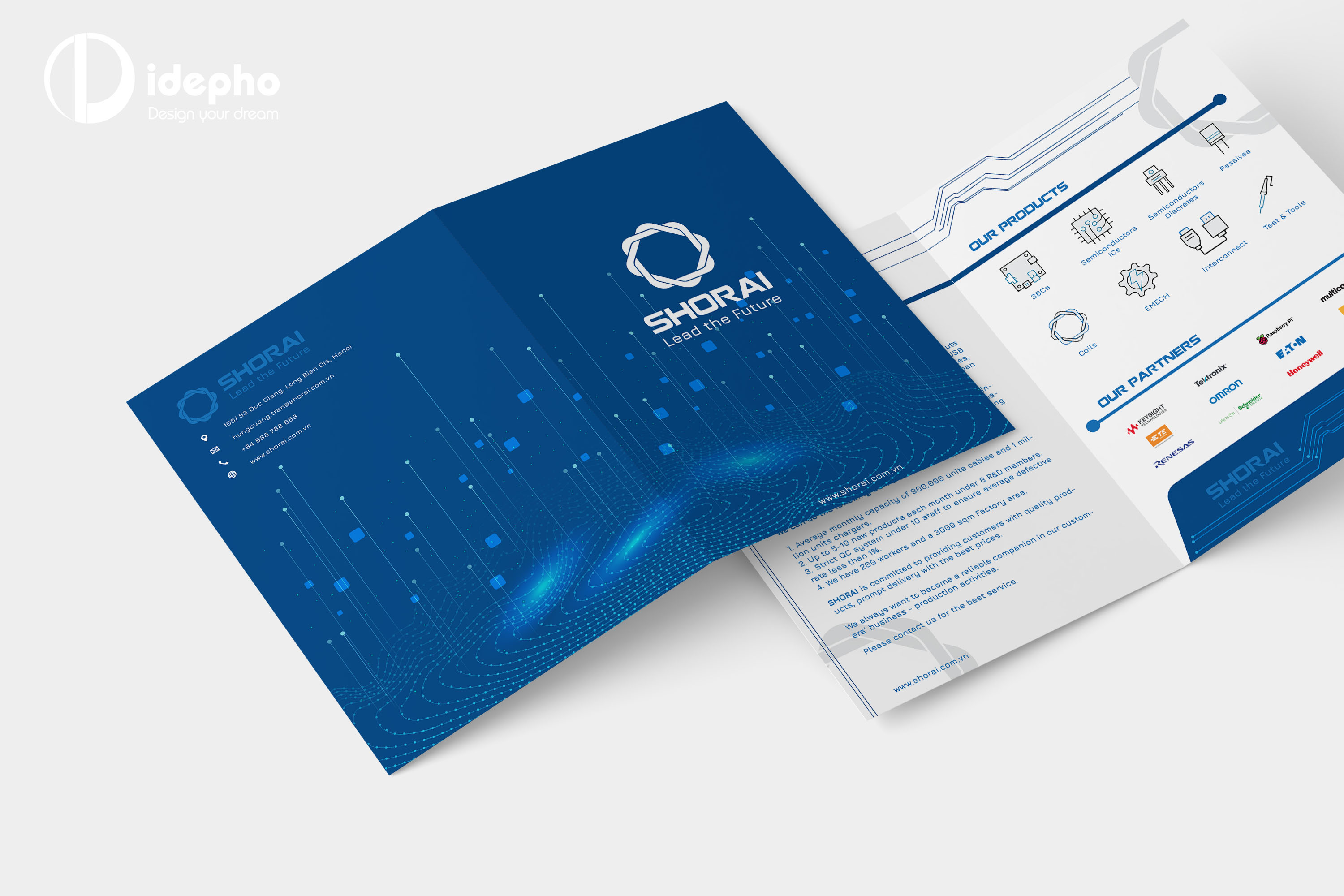 thiết kế kẹp tài liệu shorai