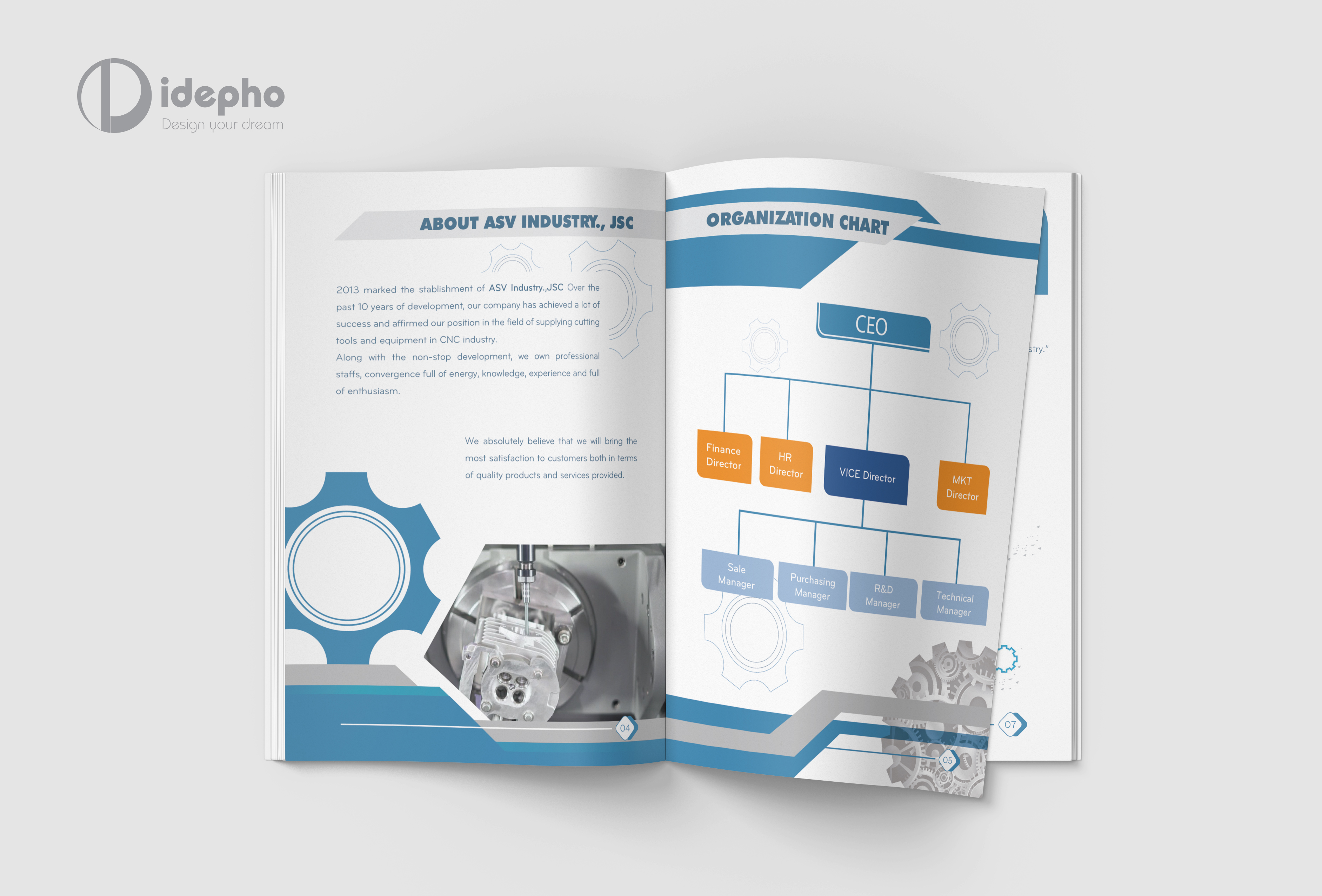 thiết kế hồ sơ năng lực ngành công nghiệp kỹ thuật