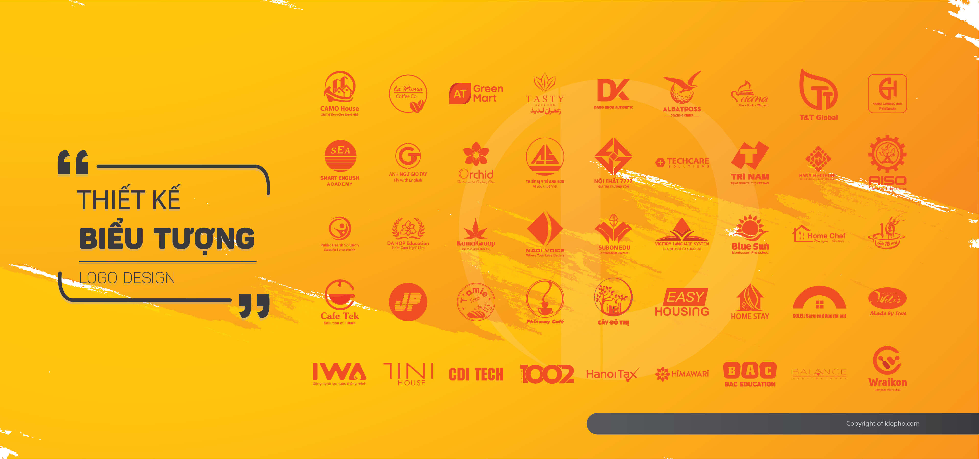 thiet ke logo idepho 2022