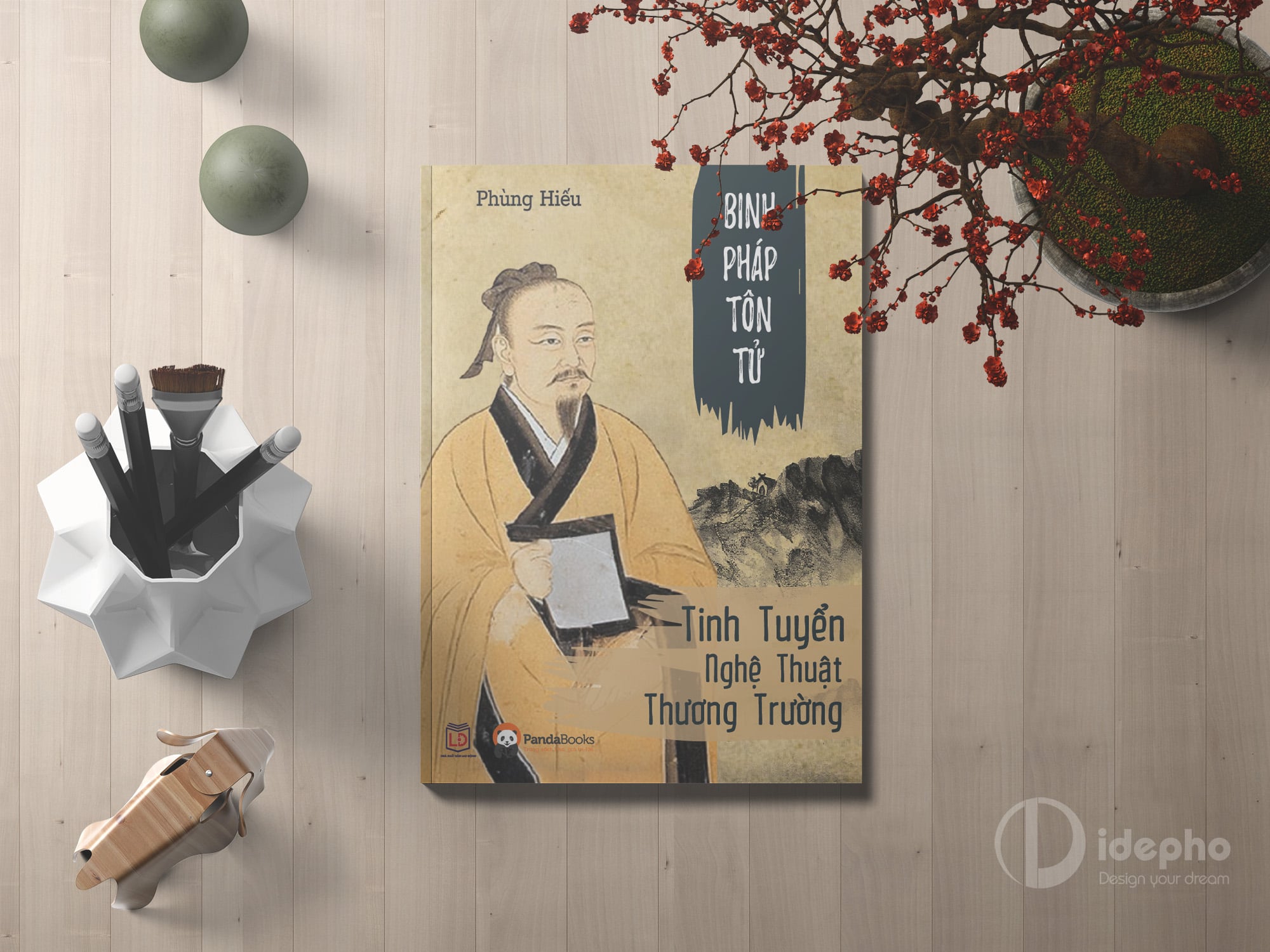 thiết kế bìa sách tôn tử binh pháp