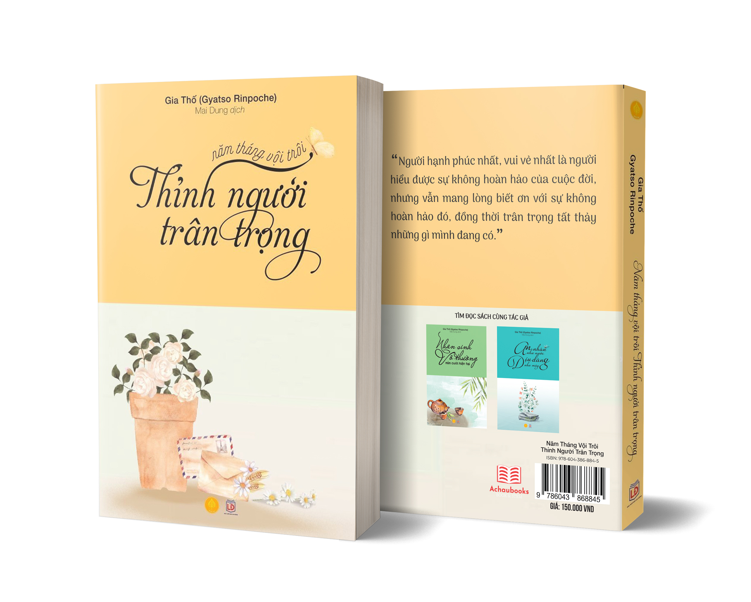 bìa sách năm tháng vội trôi thỉnh người trân trọng