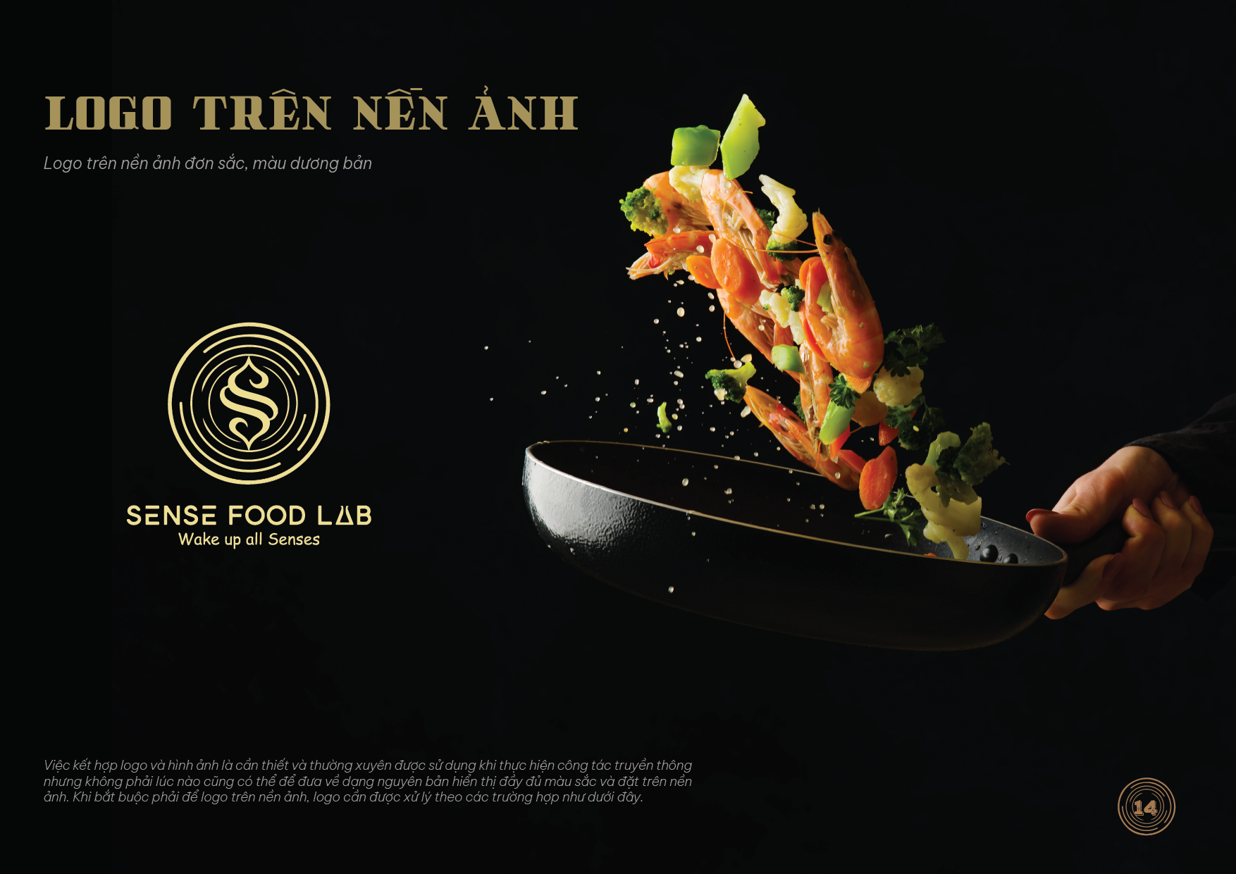 dự án thiết kế sense food lab
