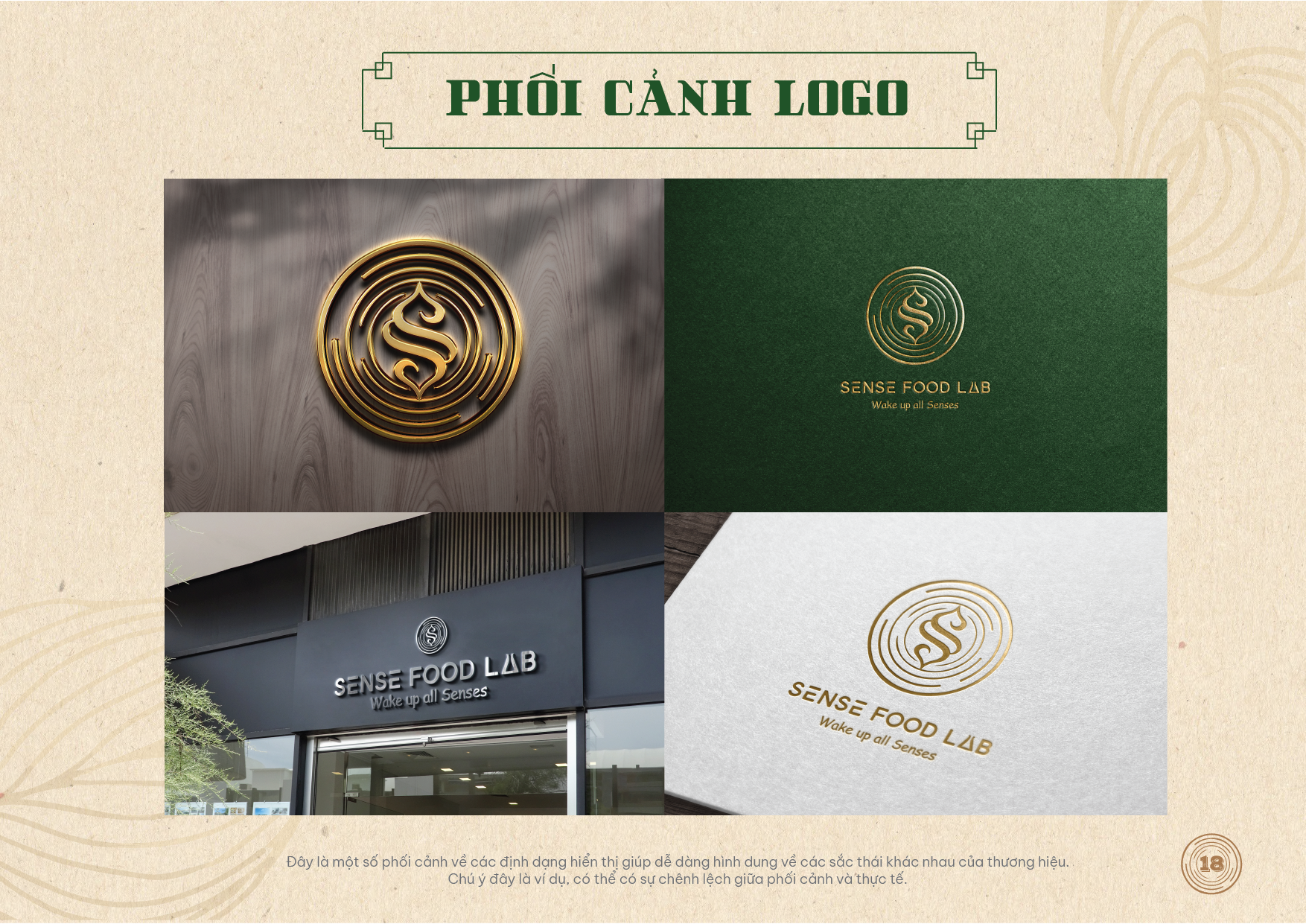 dự án thiết kế sense food lab