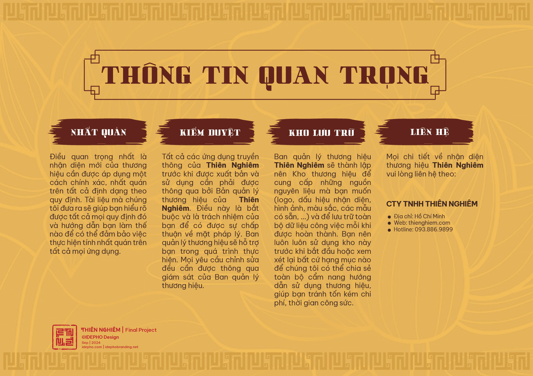 Thiết kế lo go Thiên Nghiêm