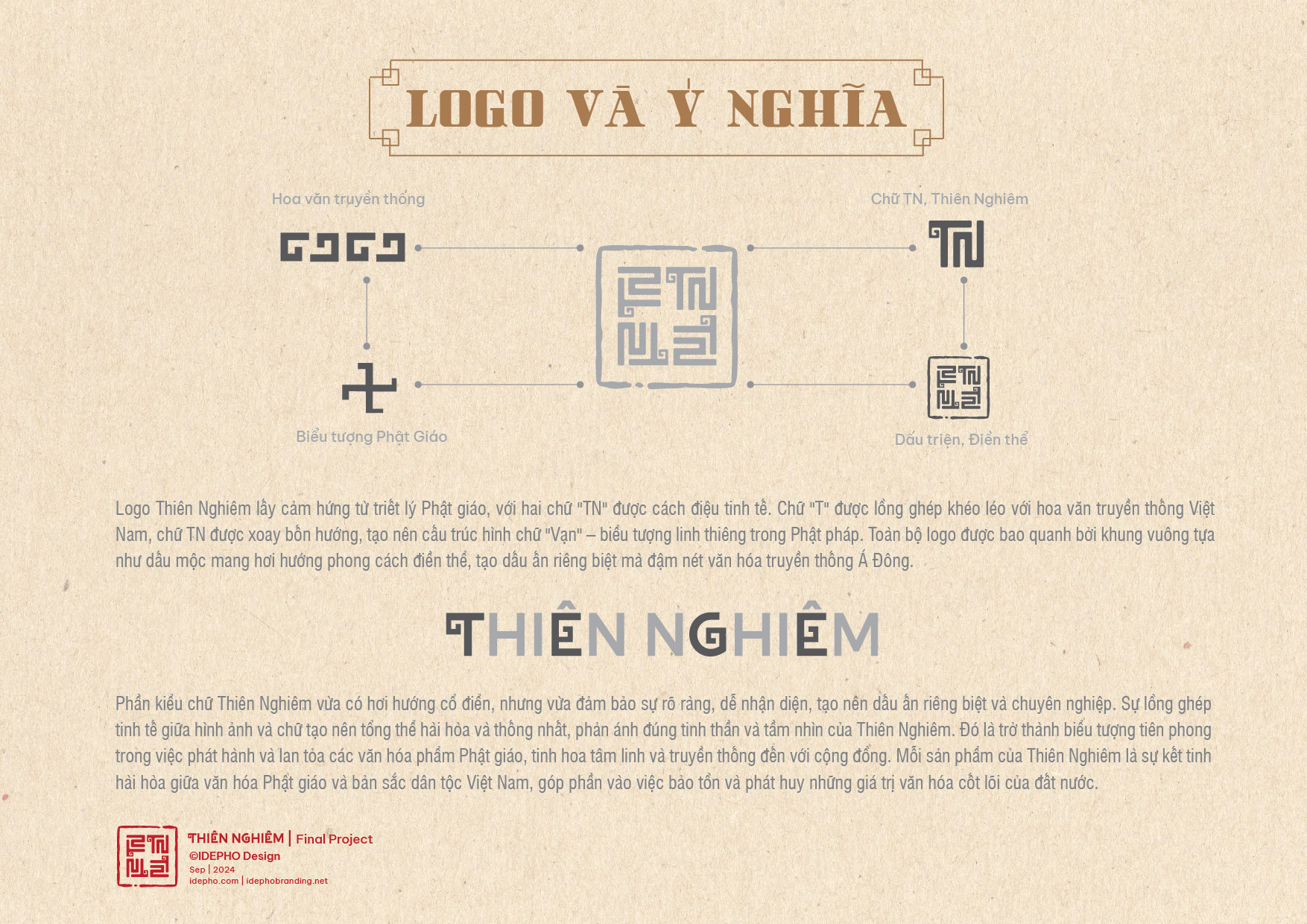 Thiết kế lo go Thiên Nghiêm