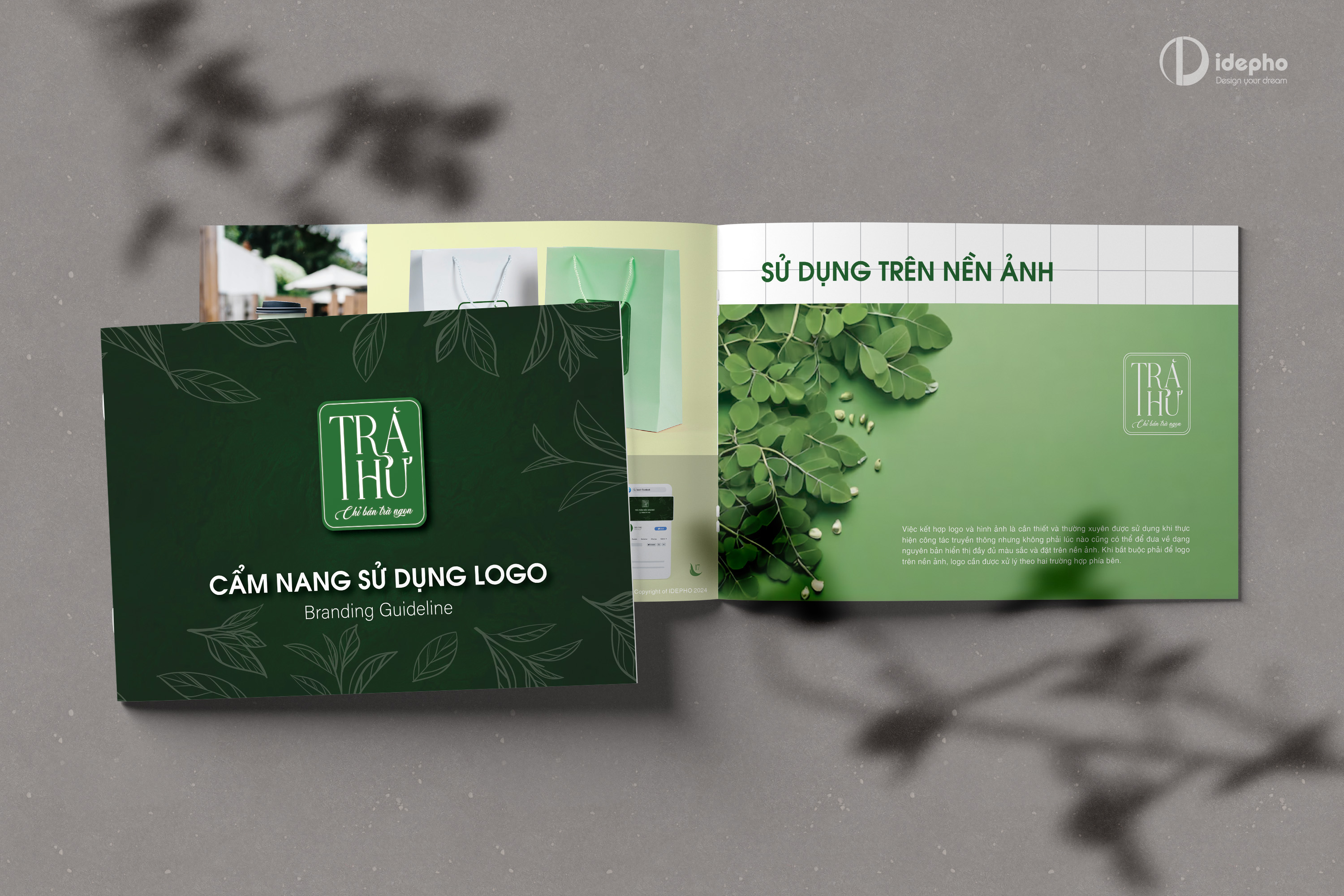 logo trà thư idepho