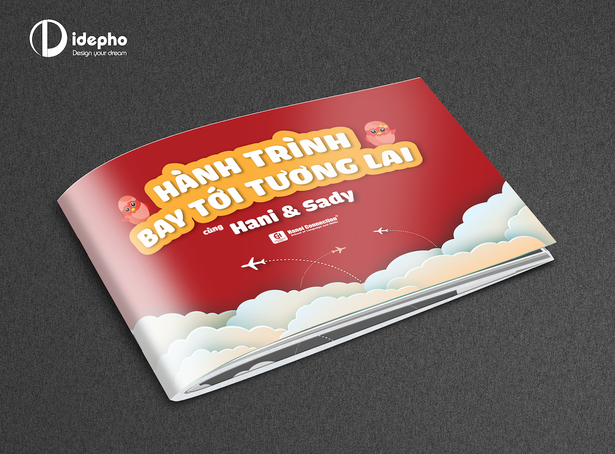 thiết kế catalogue anh ngữ cơ sở hanoi connection