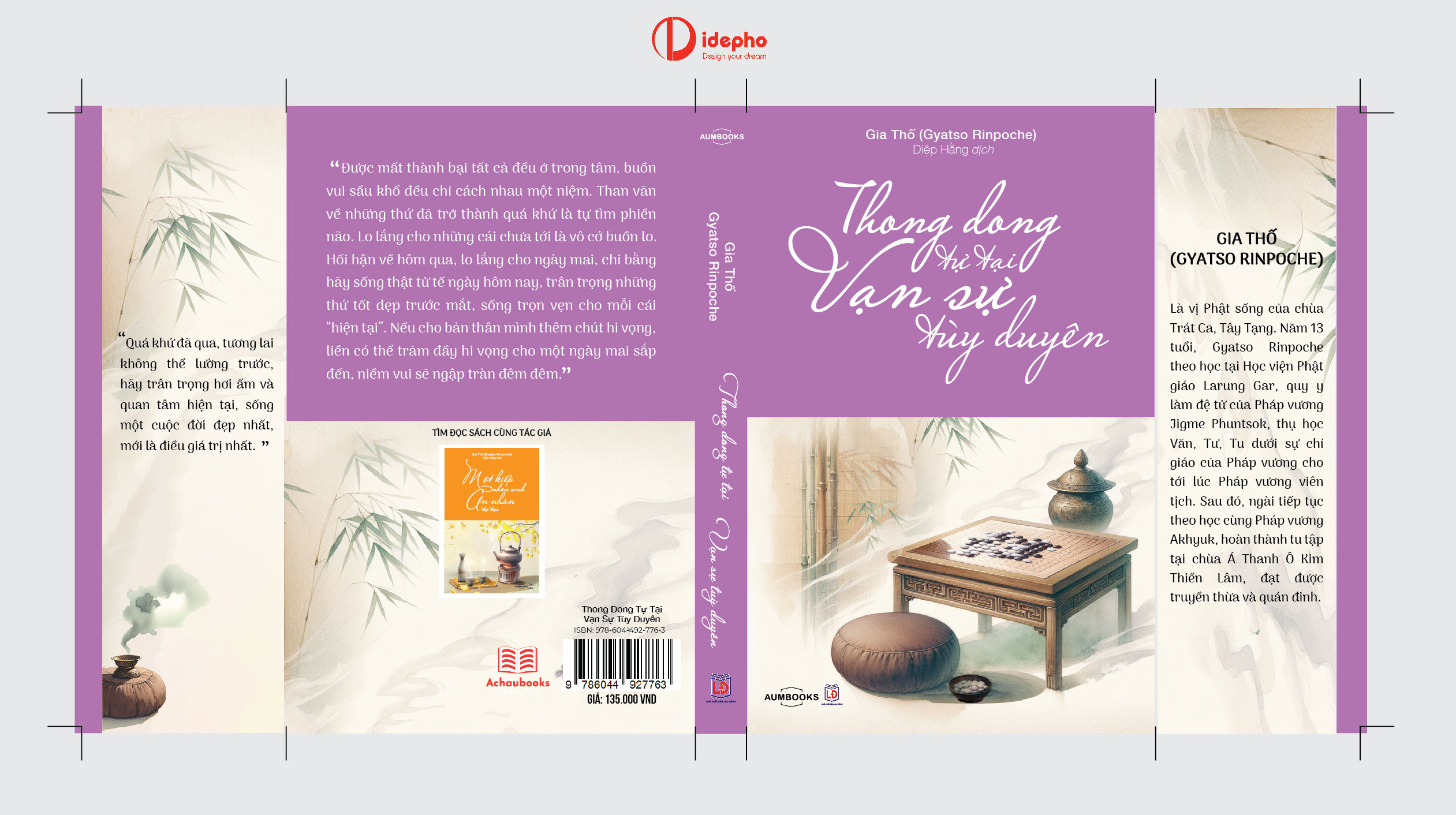 thong dong tự tại layout bìa