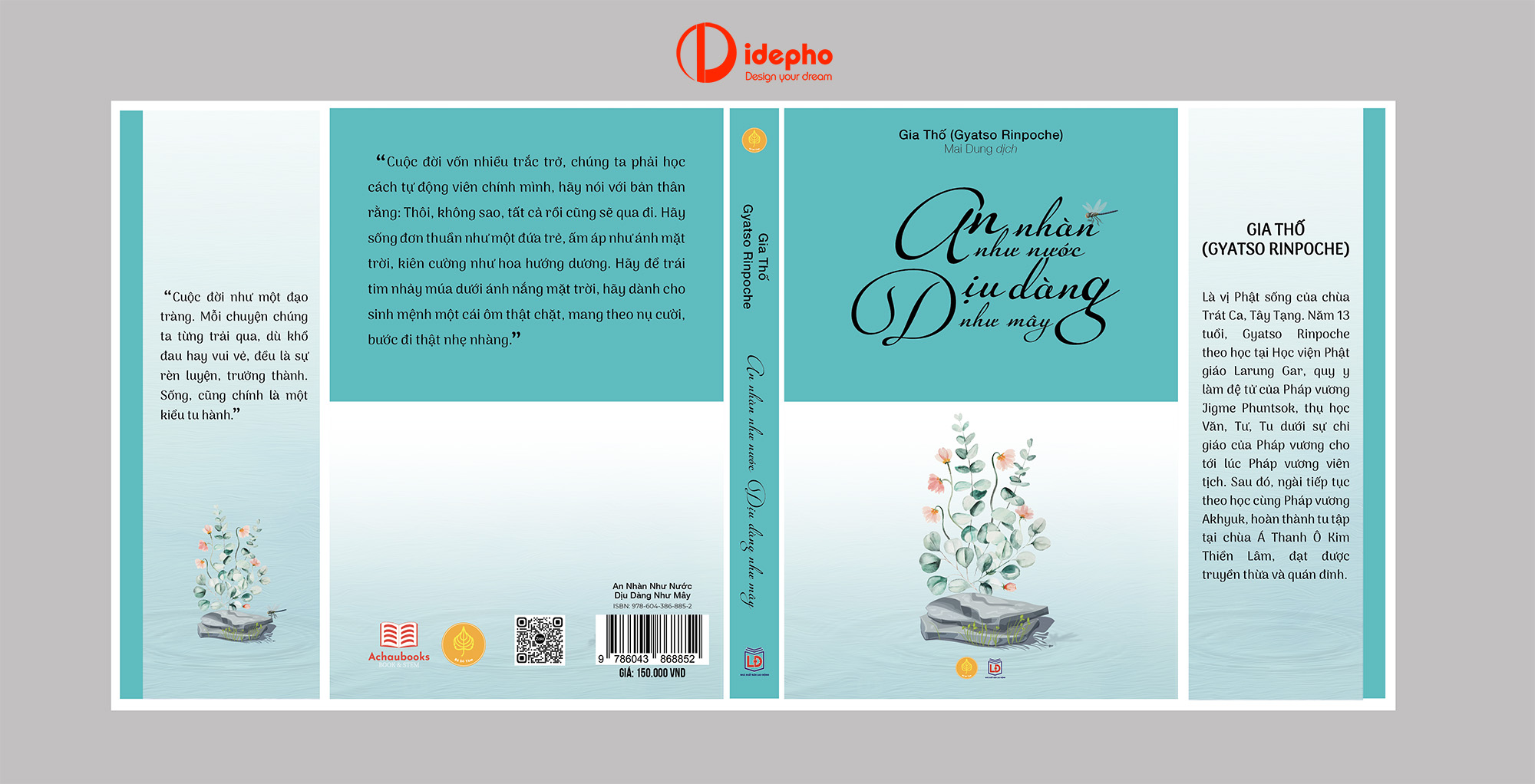 bìa sách An nhàn như nước, nhân sinh vô thường