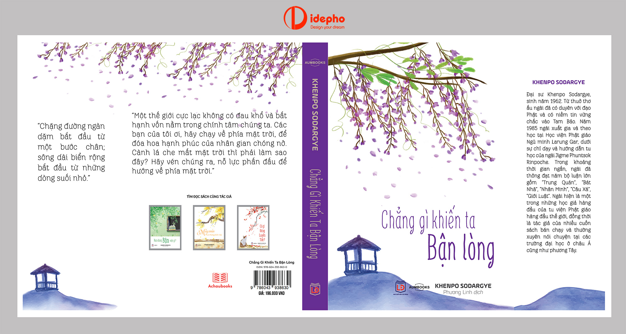 Thiết kế bìa sách Chẳng gì khiến ta bận lòng