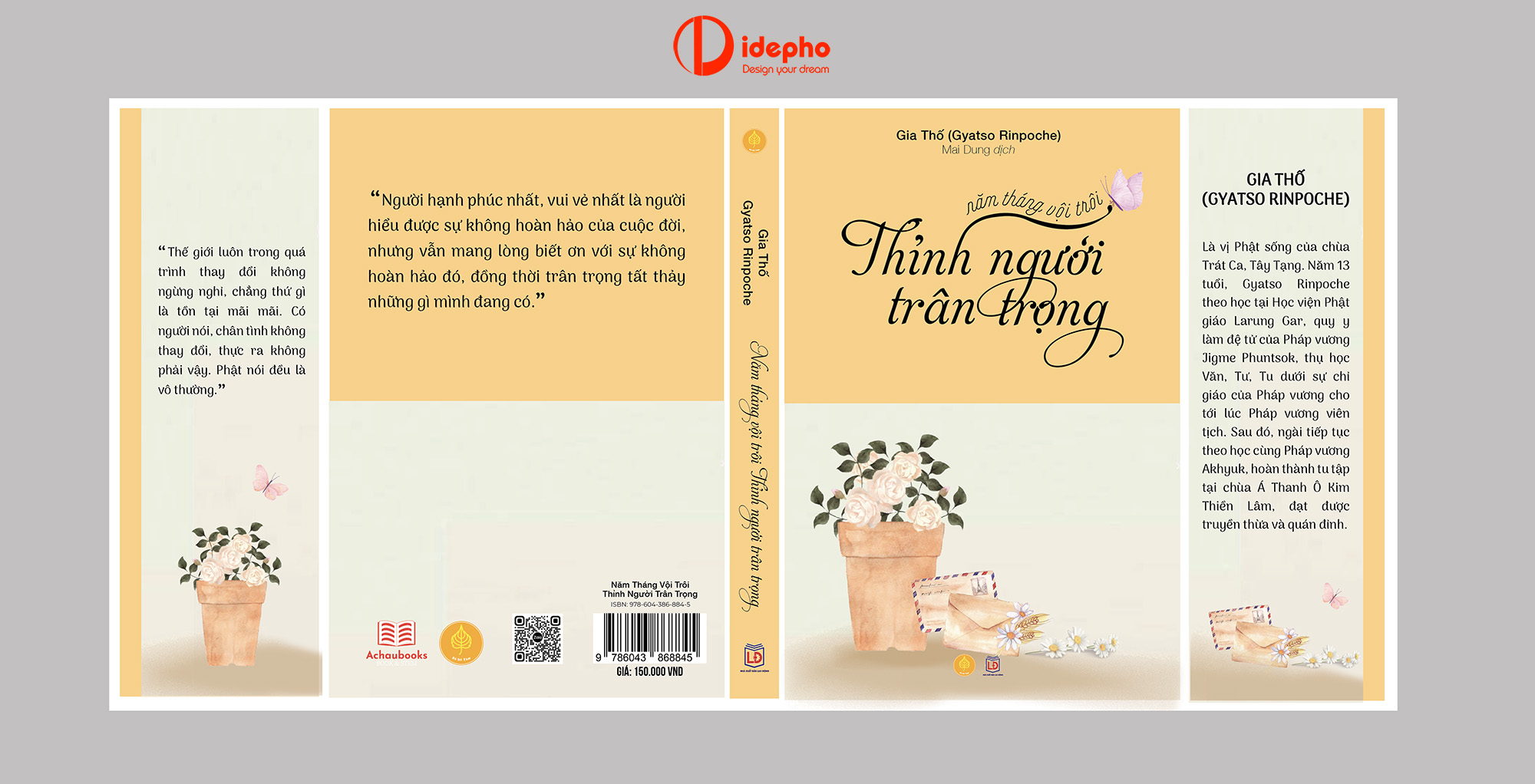 bìa sách năm tháng vội trôi thỉnh người trân trọng