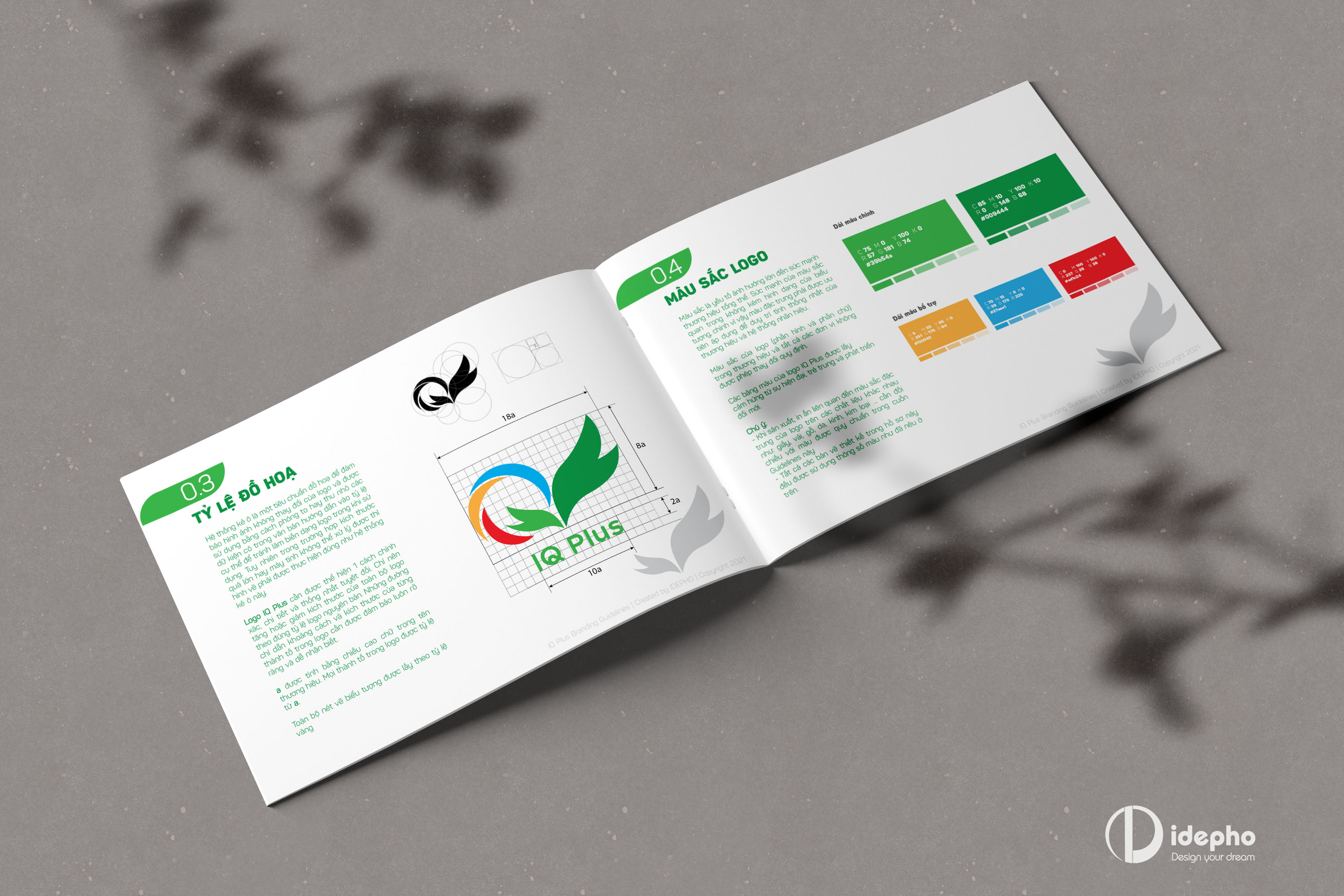 logo mầm non IQ plus