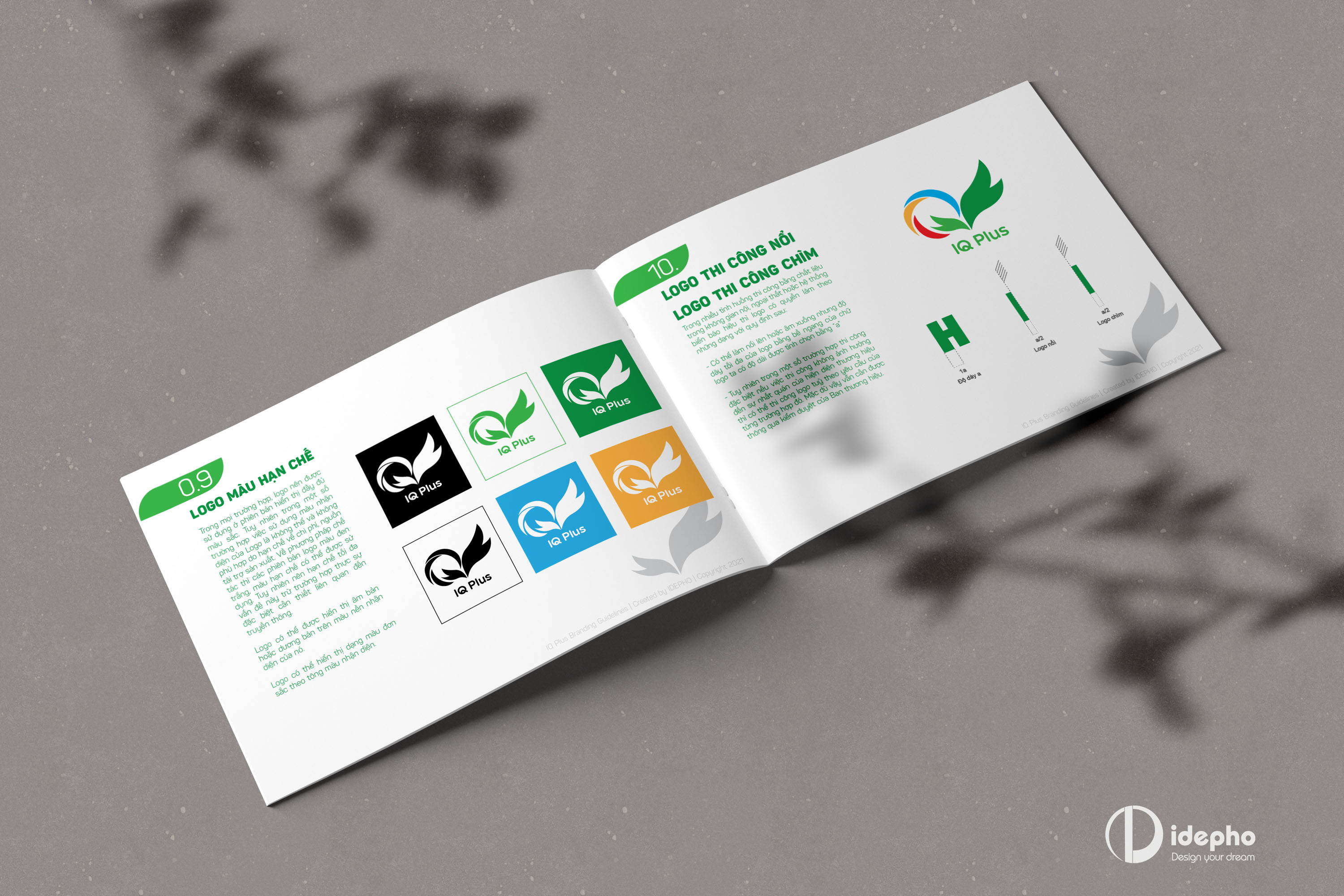 logo mầm non IQ plus