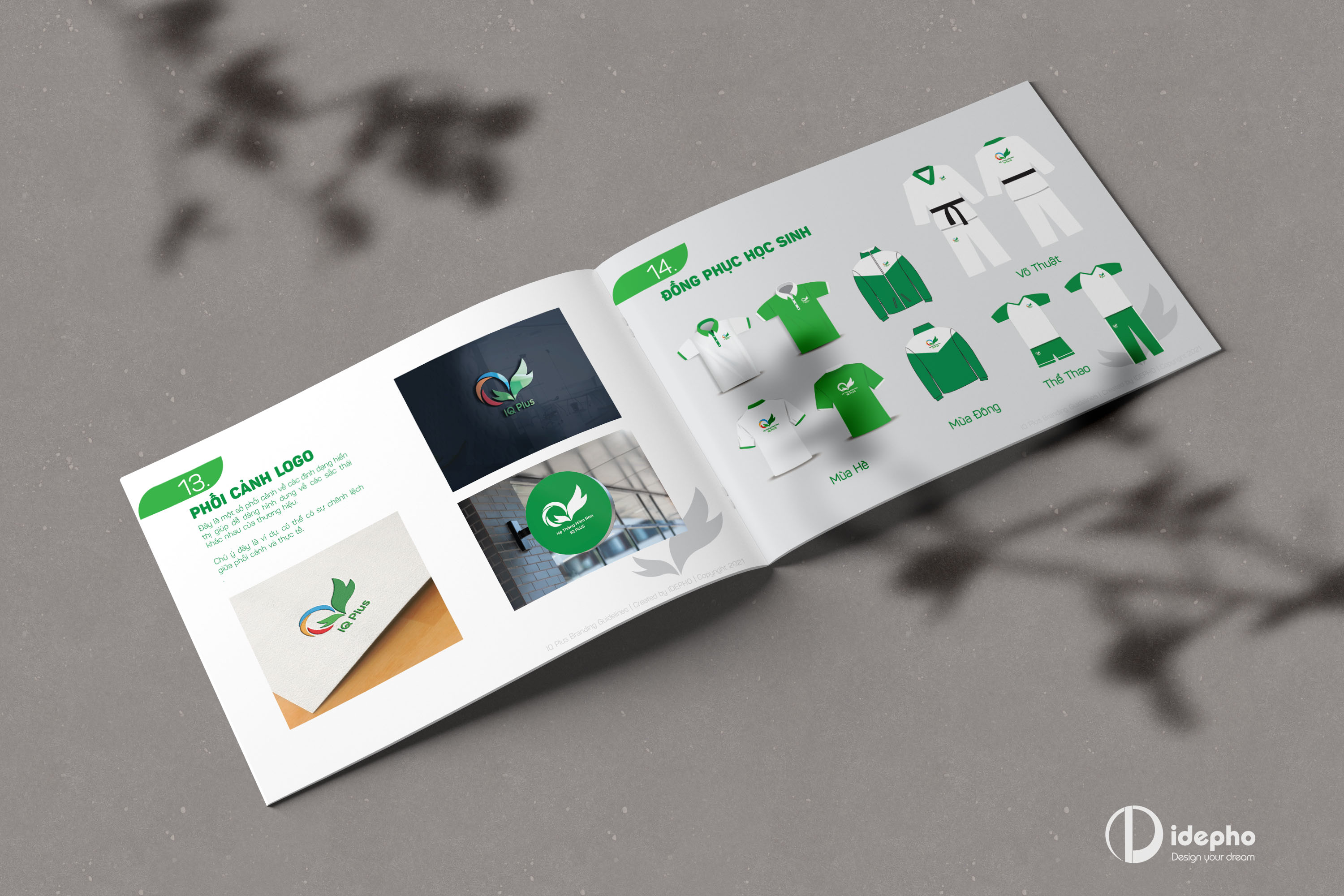 logo mầm non IQ plus