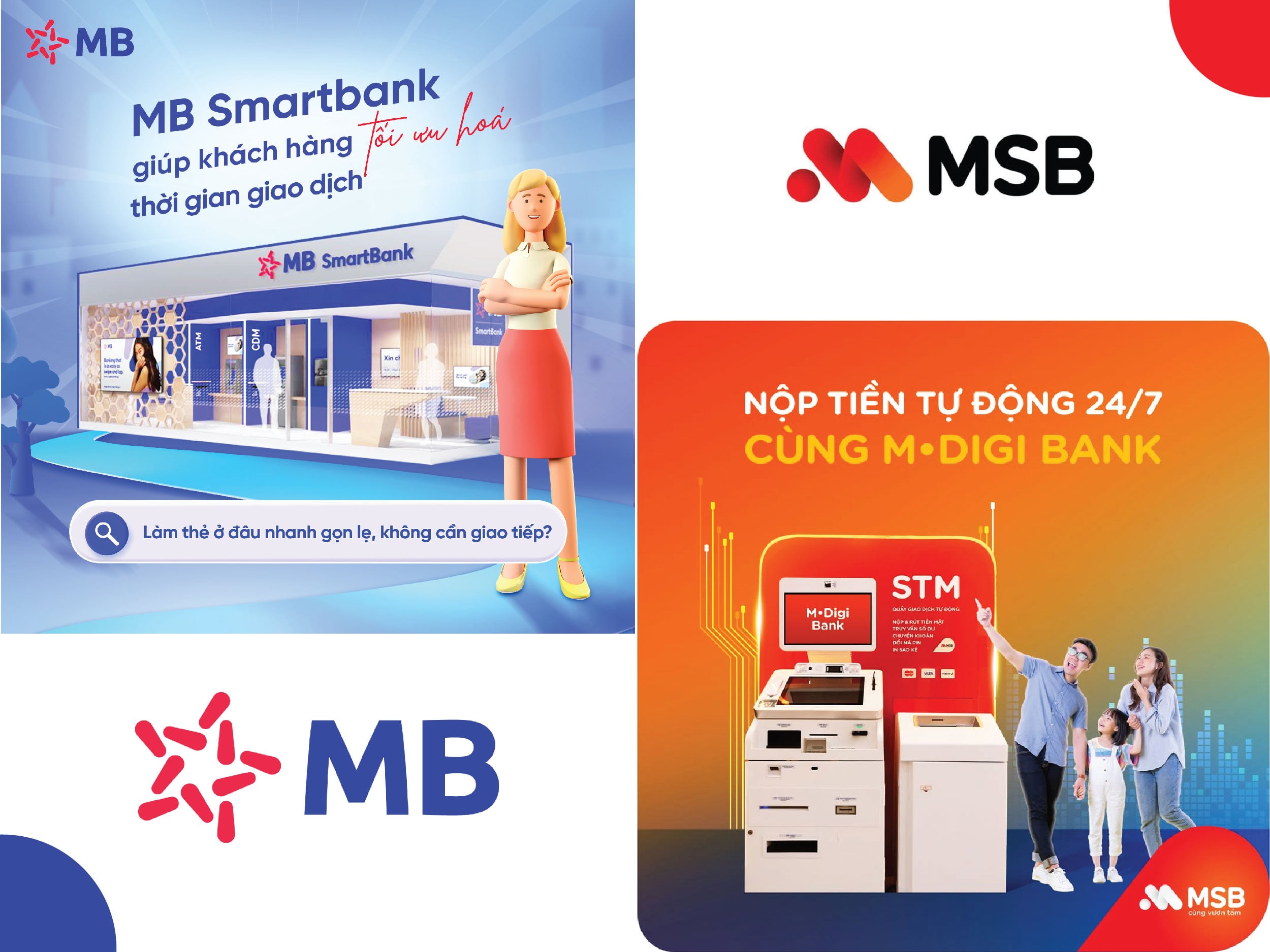 tái định vị thương hiệu ngân hàng