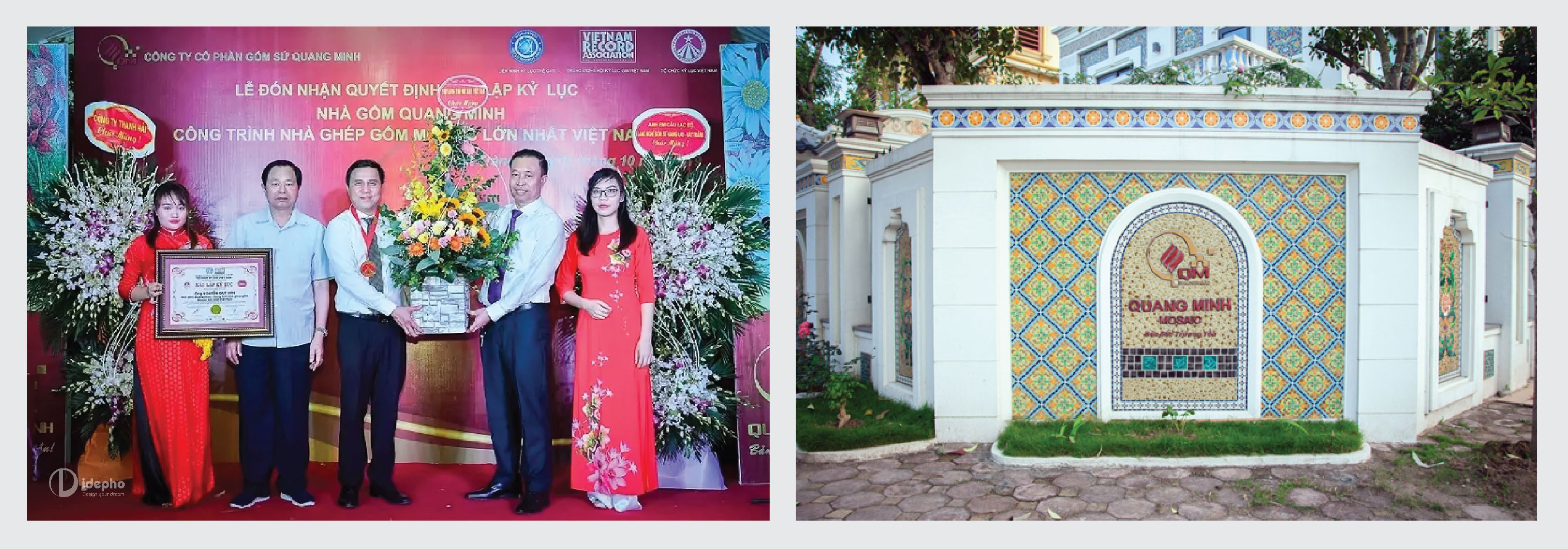 thương hiệu gốm cao cấp bát tràng QMosaic