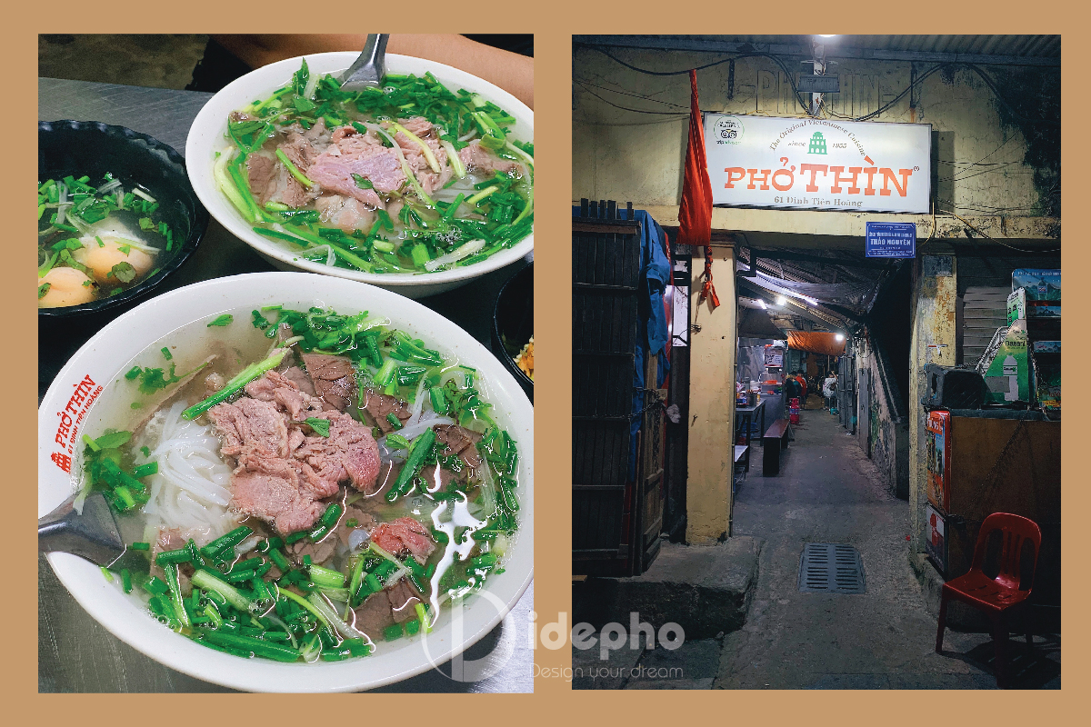 phở thìn lò đúc, bánh mỳ huynh hoa