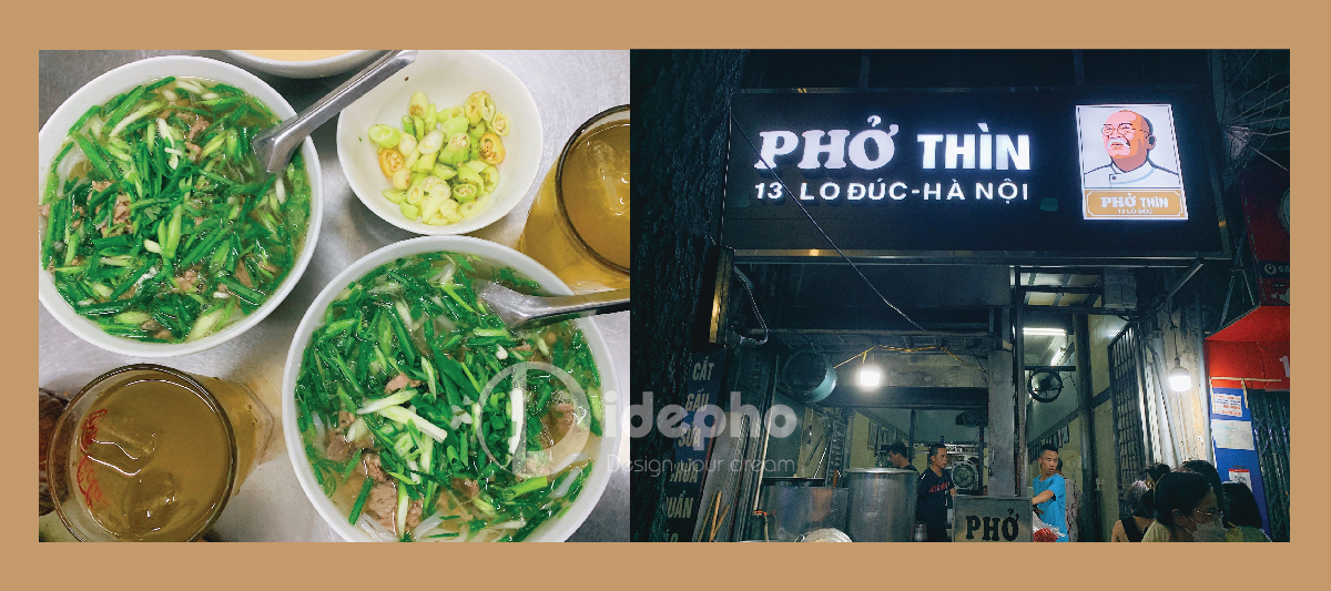 phở thìn 13 lò đúc