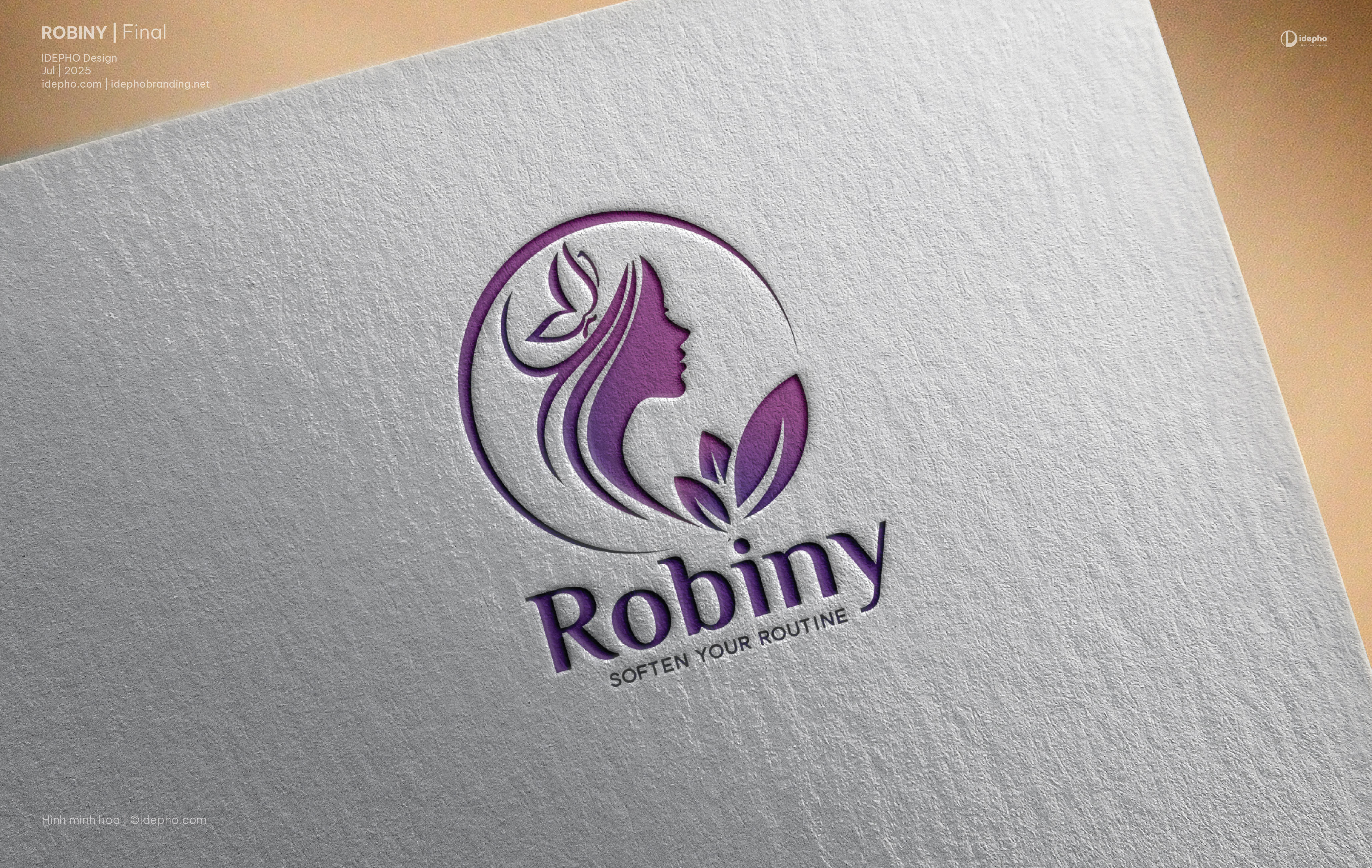thiet ke logo robiny