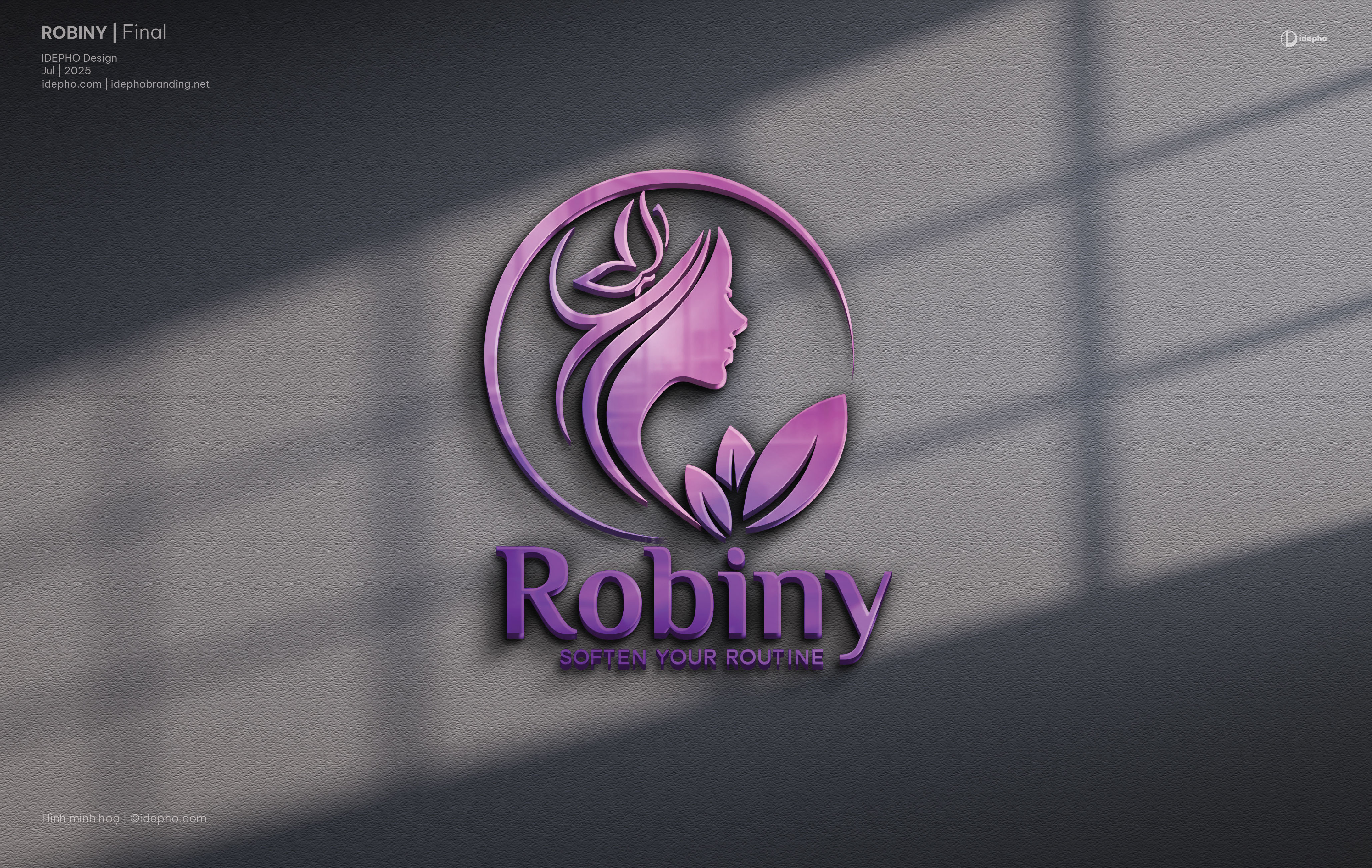 thiet ke logo robiny