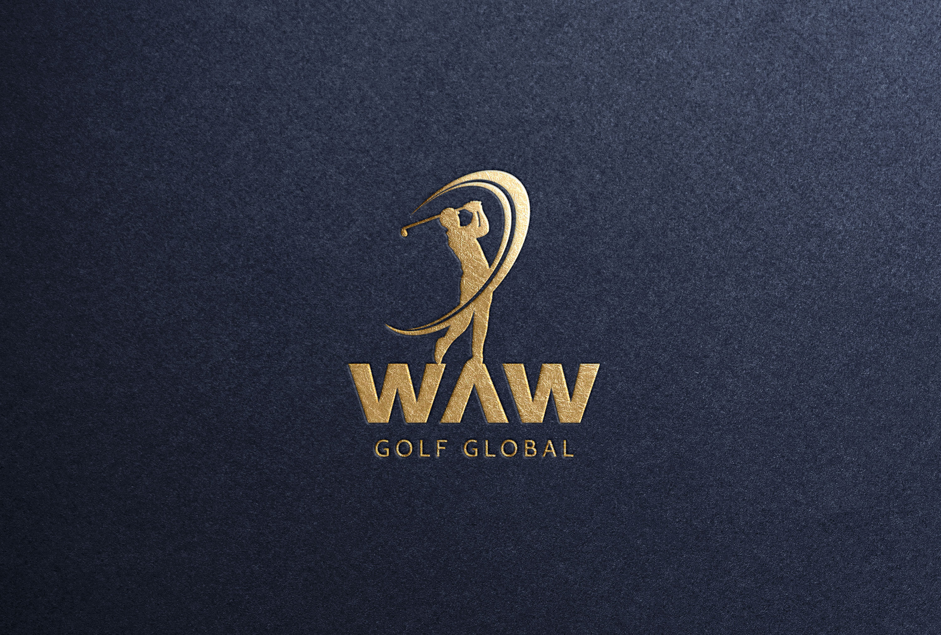 Thiết kế logo thời trang WAW Golf Global