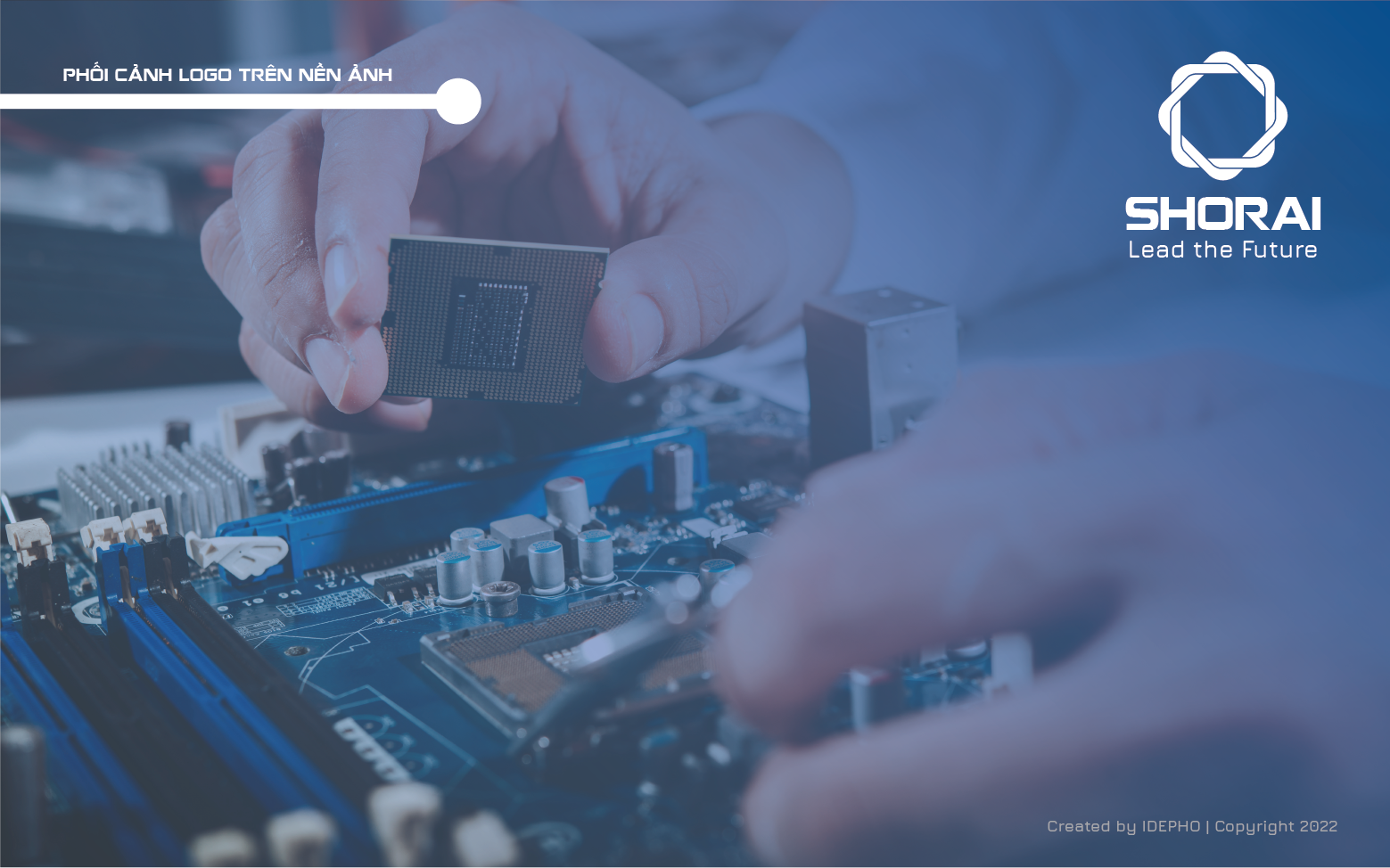 thiết kế logo kỹ thuật điện tử shorai