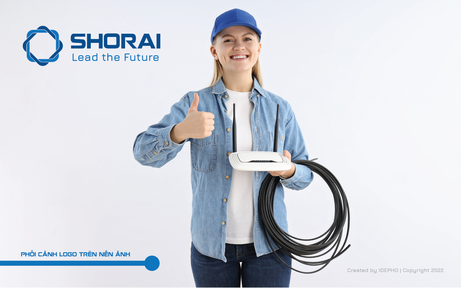 thiết kế logo kỹ thuật điện tử shorai