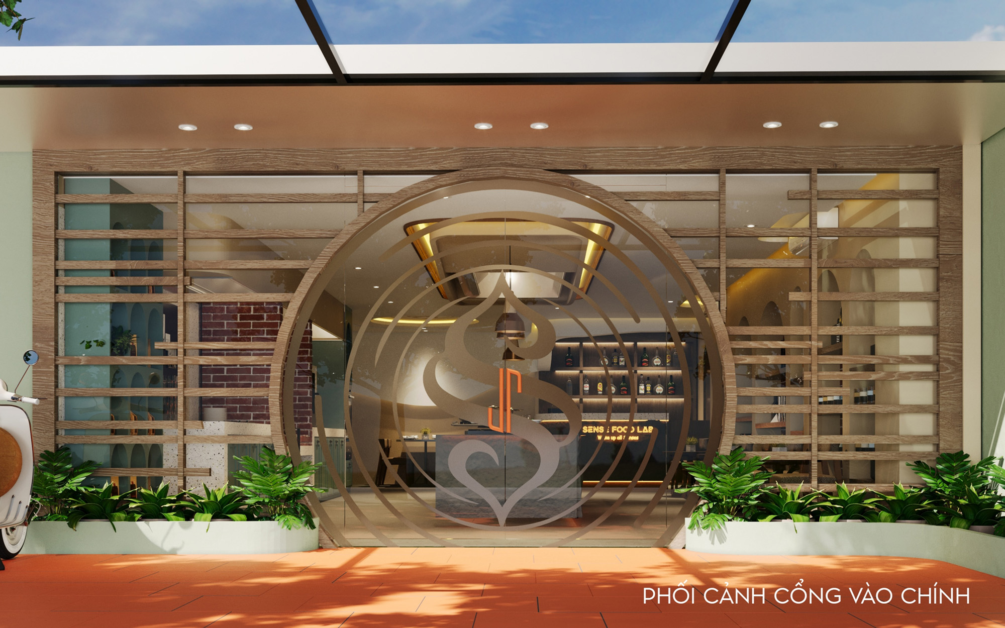 dự án thiết kế sense food lab