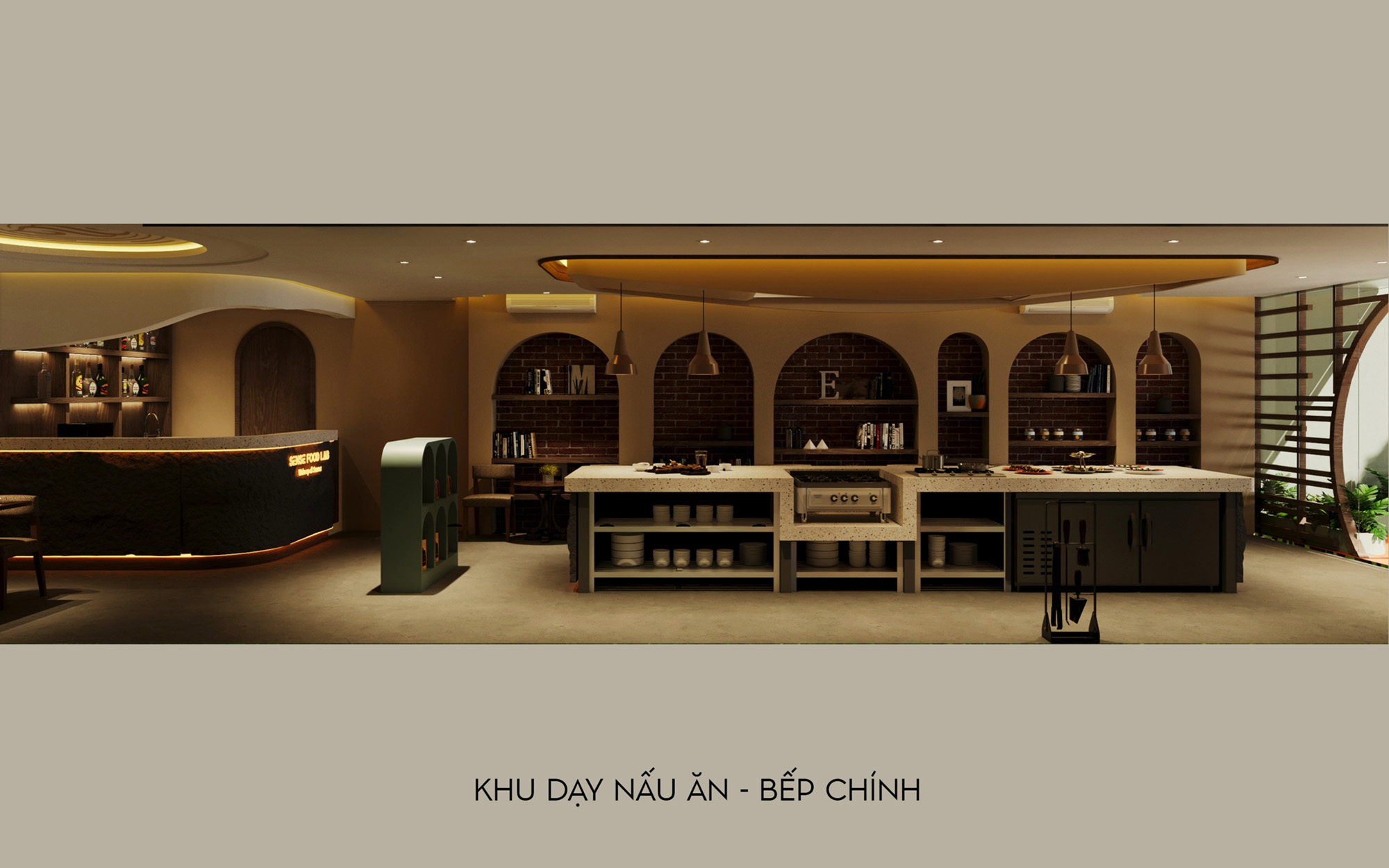 dự án thiết kế sense food lab