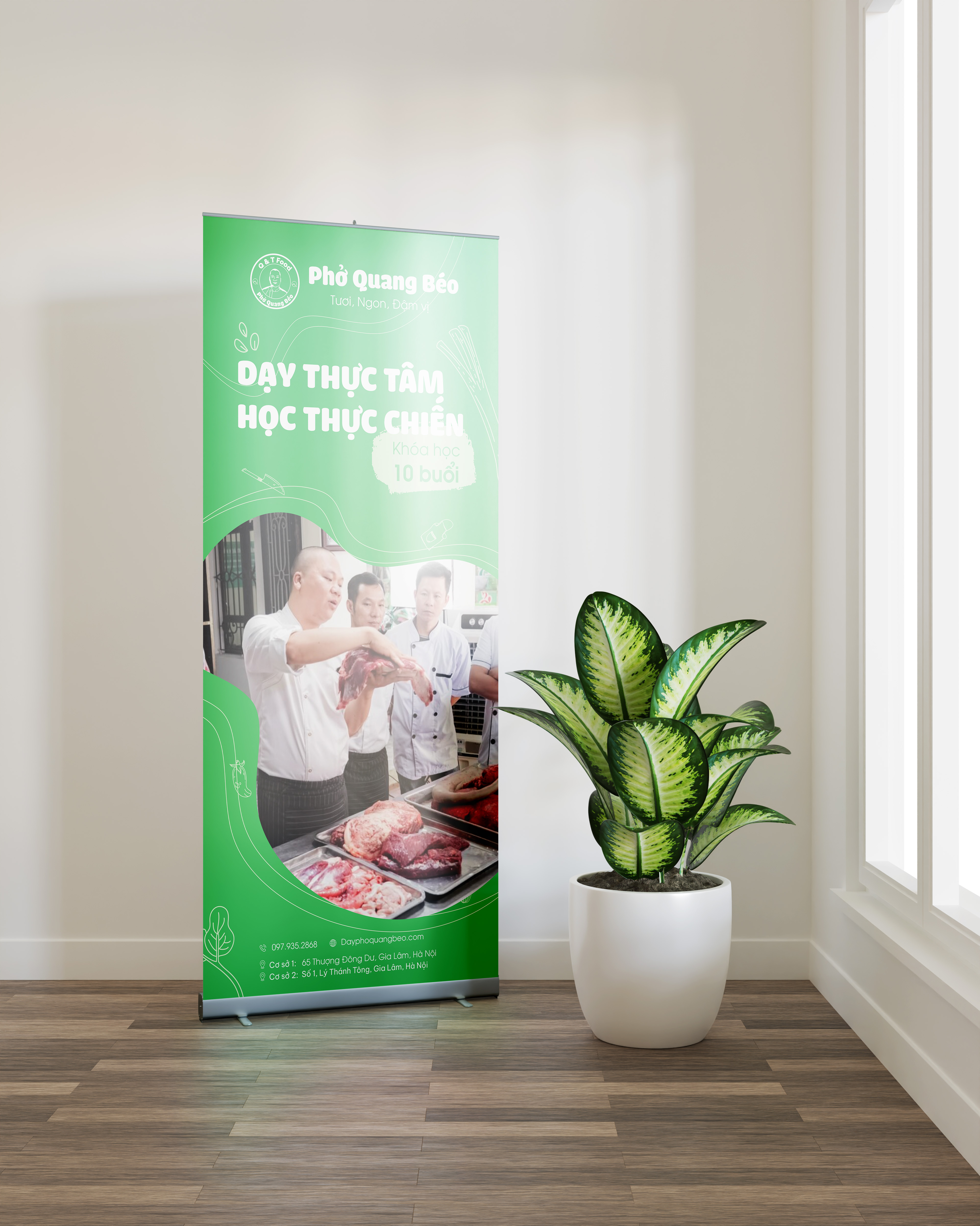 standee phở quang béo