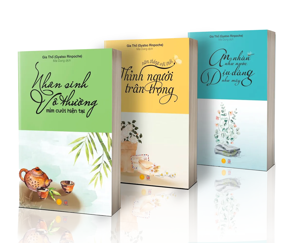 Thiết Kế Bộ Bìa Sách 3 Cuốn MỌI CHUYỆN ĐỀU LÀ SỰ AN BÀI TỐT NHẤT - Gia Thố