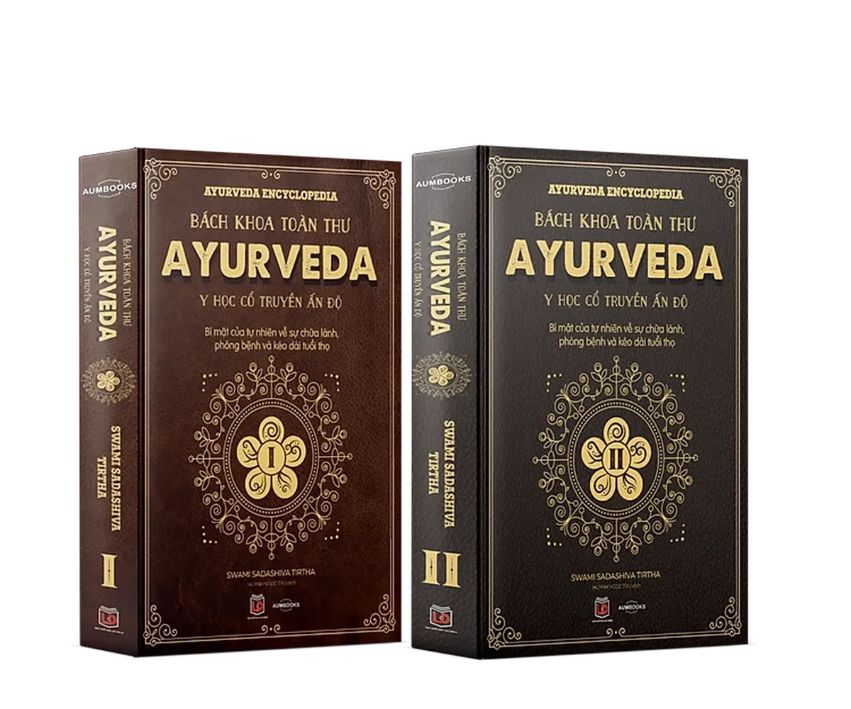Thiết Kế Bìa Sách Bách Khoa Toàn Thư AYURVEDA - Y Học Cổ Truyền Ấn Độ