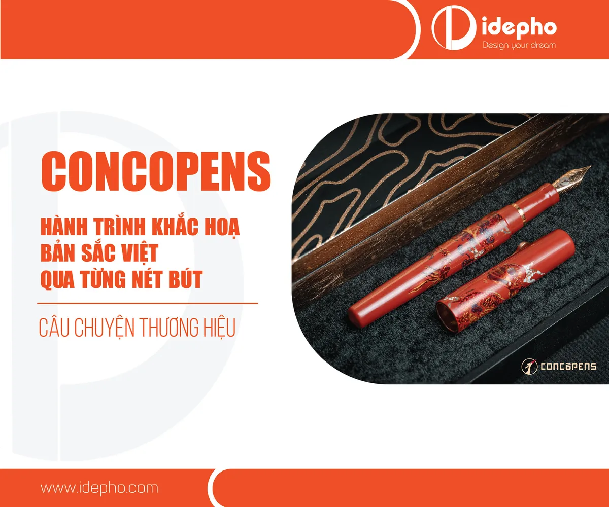 Concopens – Hành trình khắc họa bản sắc Việt qua từng nét bút
