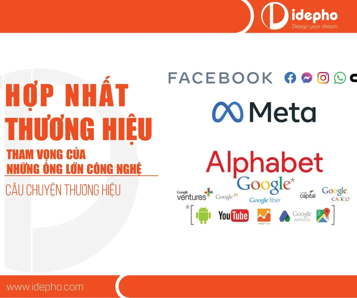 Hợp nhất thương hiệu của những ông lớn công nghệ tham gia vũ trụ ảo Meta Facebook