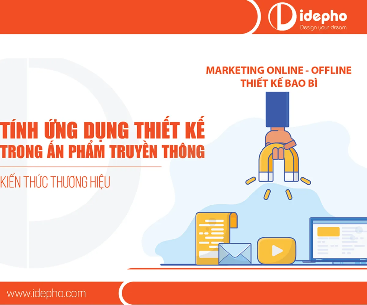 Tính ứng dụng thiết kế trong ấn phẩm truyền thông