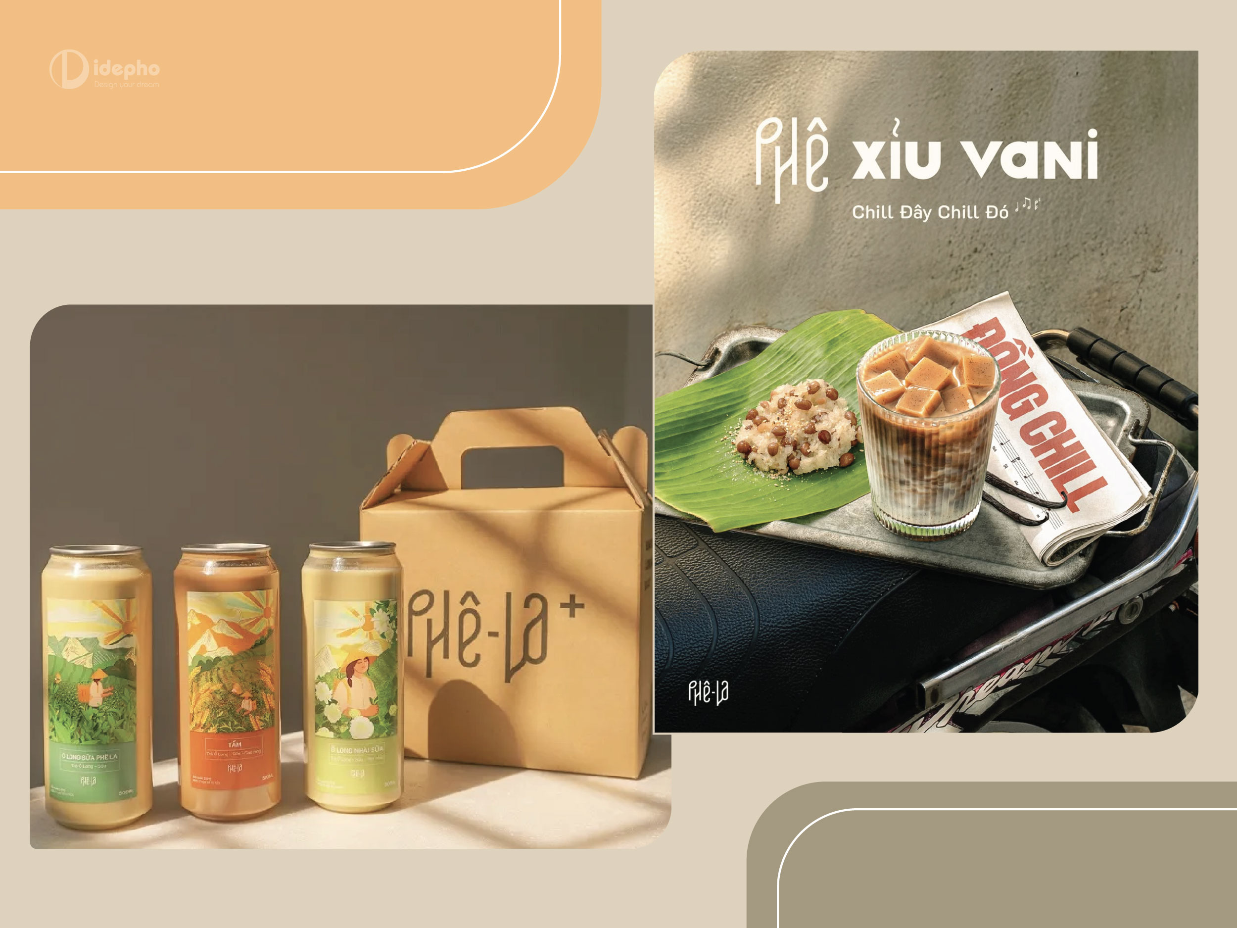 trà sữa bông biêng, phê la