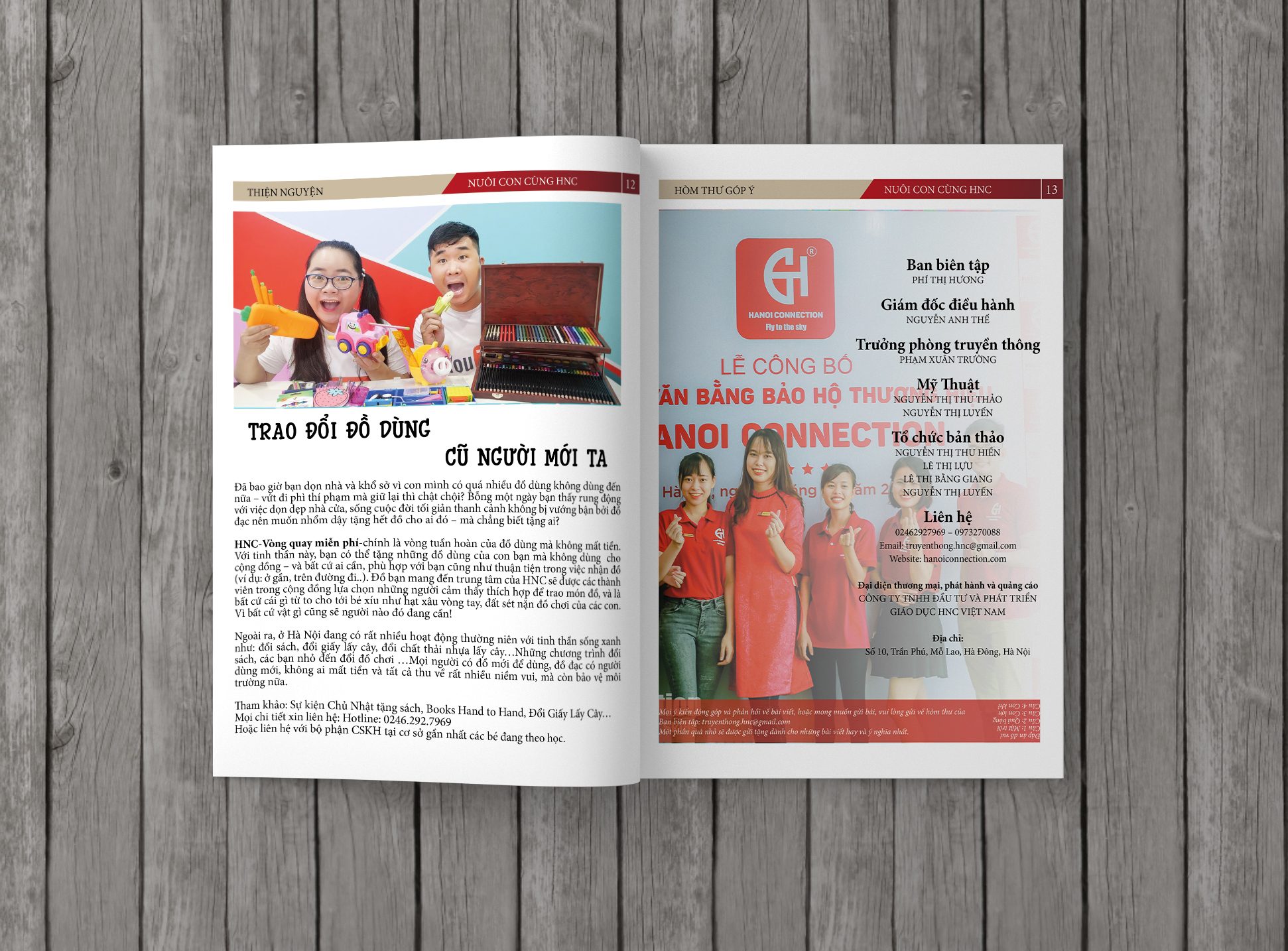 thiết kế tạp chí