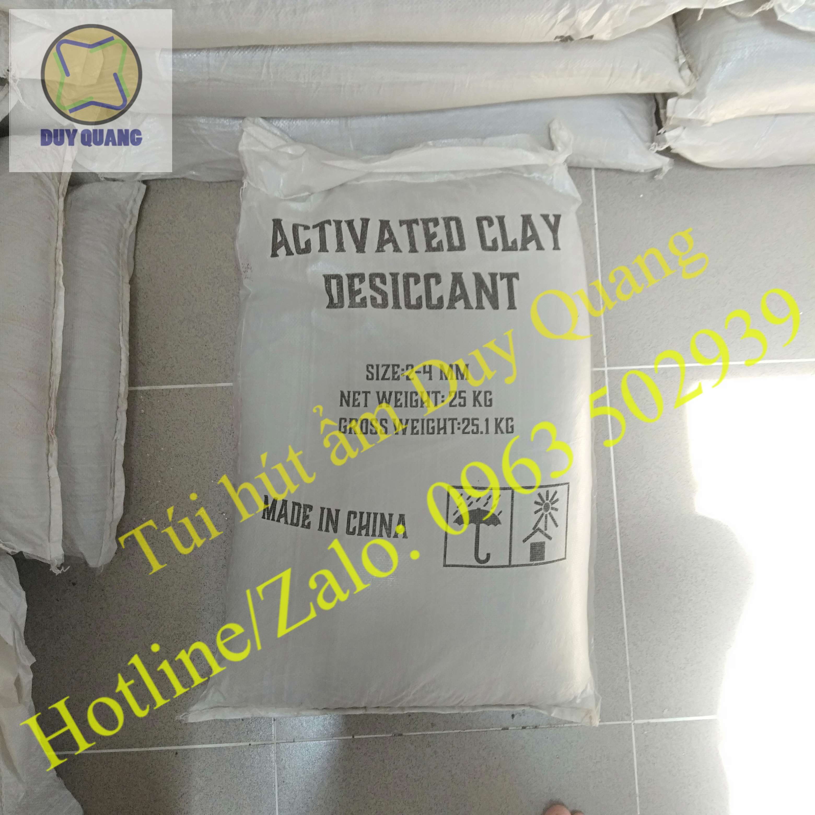 HẠT HÚT ẨM CLAY- TÚI HÚT ẨM ACTIVATED CLAY